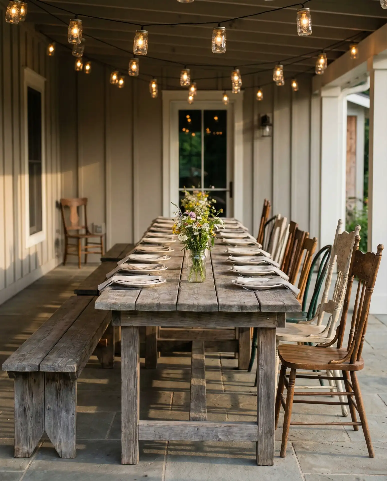 Rustic Farmhouse Dining Space 1