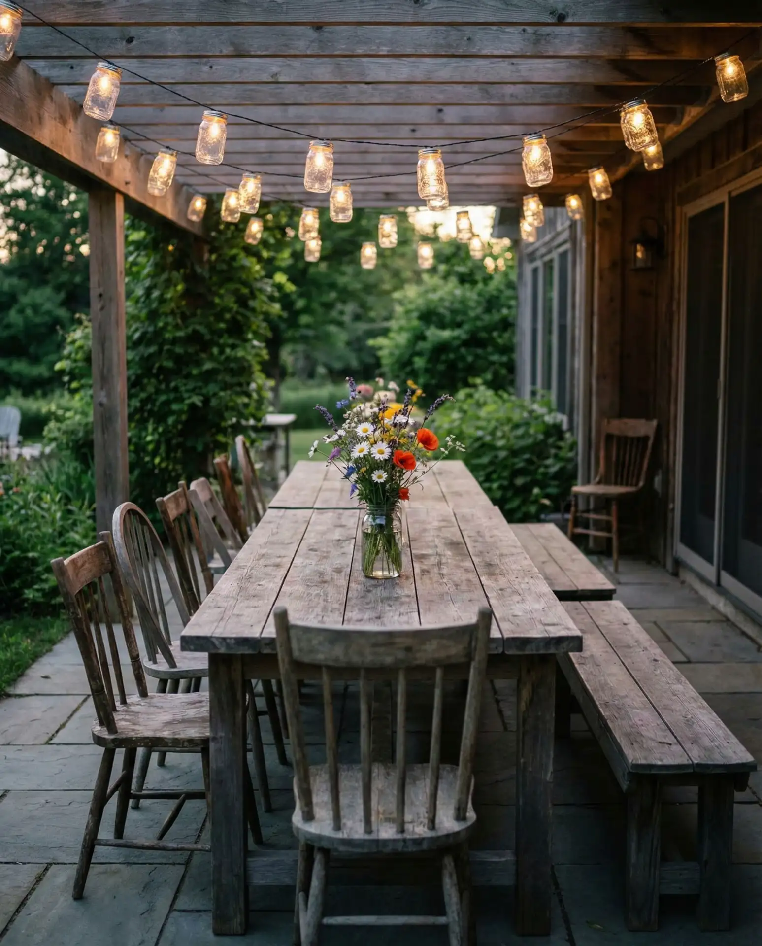 Rustic Farmhouse Dining Space 2