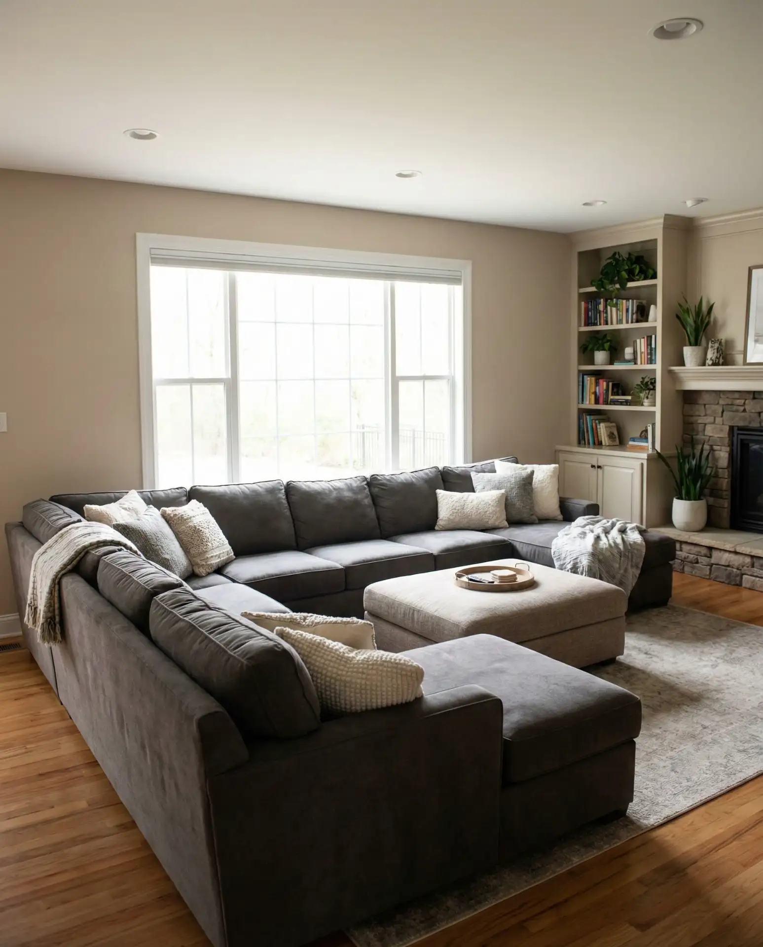 Sectional-Centered Layout for Large Gatherings 1