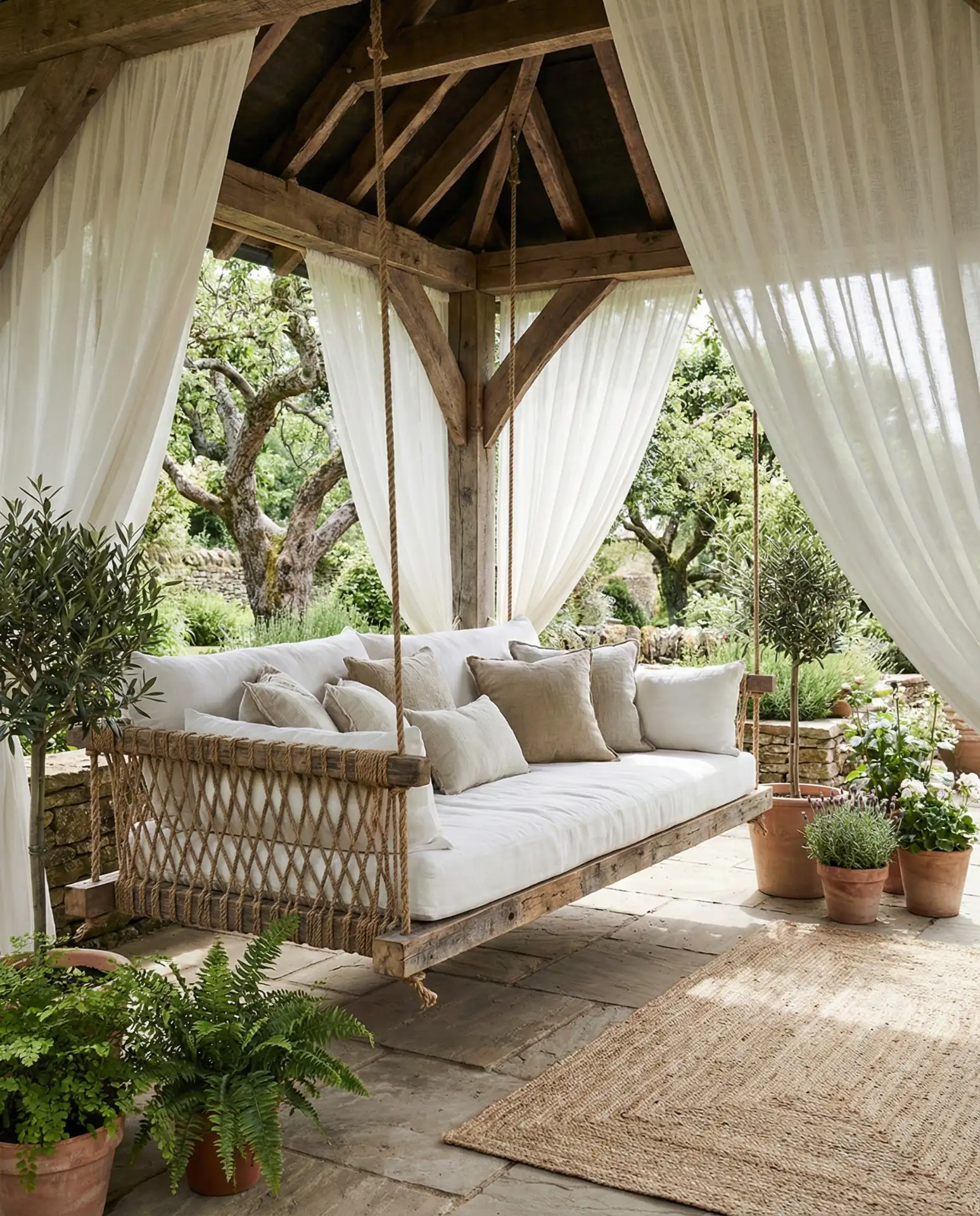 Simple Patio Gazebo with Bistro Seating 1