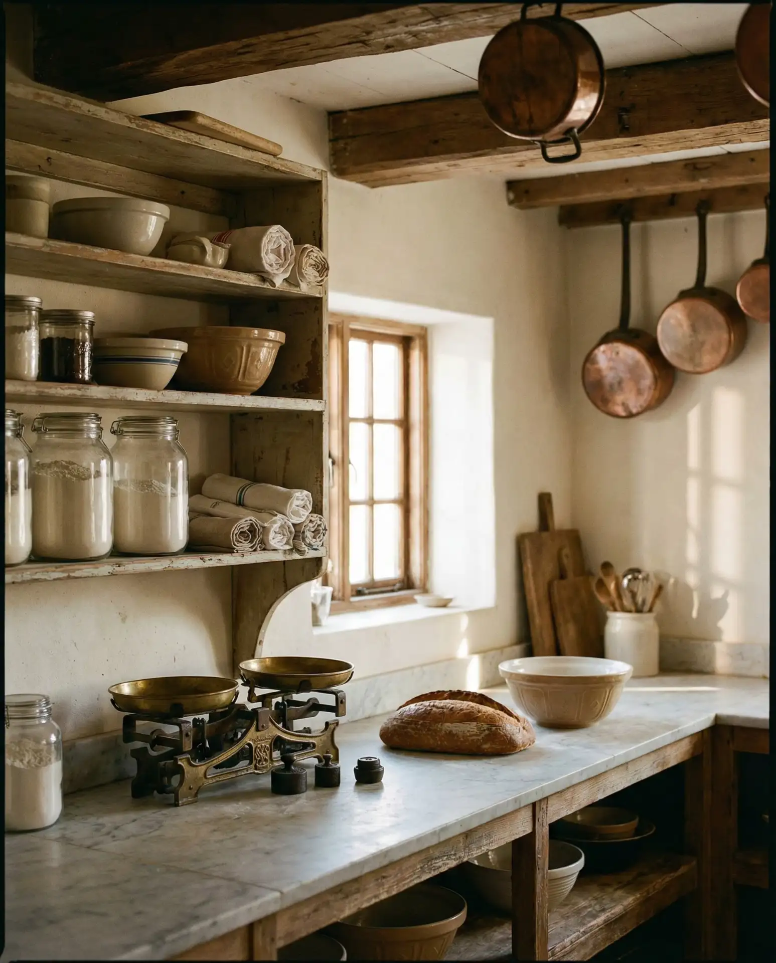 Small Bakery-Inspired Kitchen Layout 1