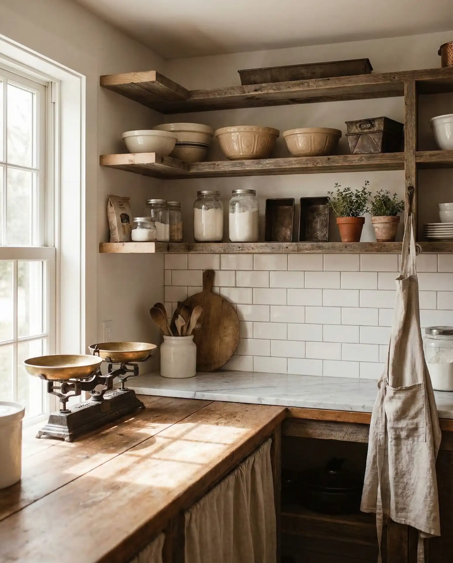 Small Bakery-Inspired Kitchen Layout 2
