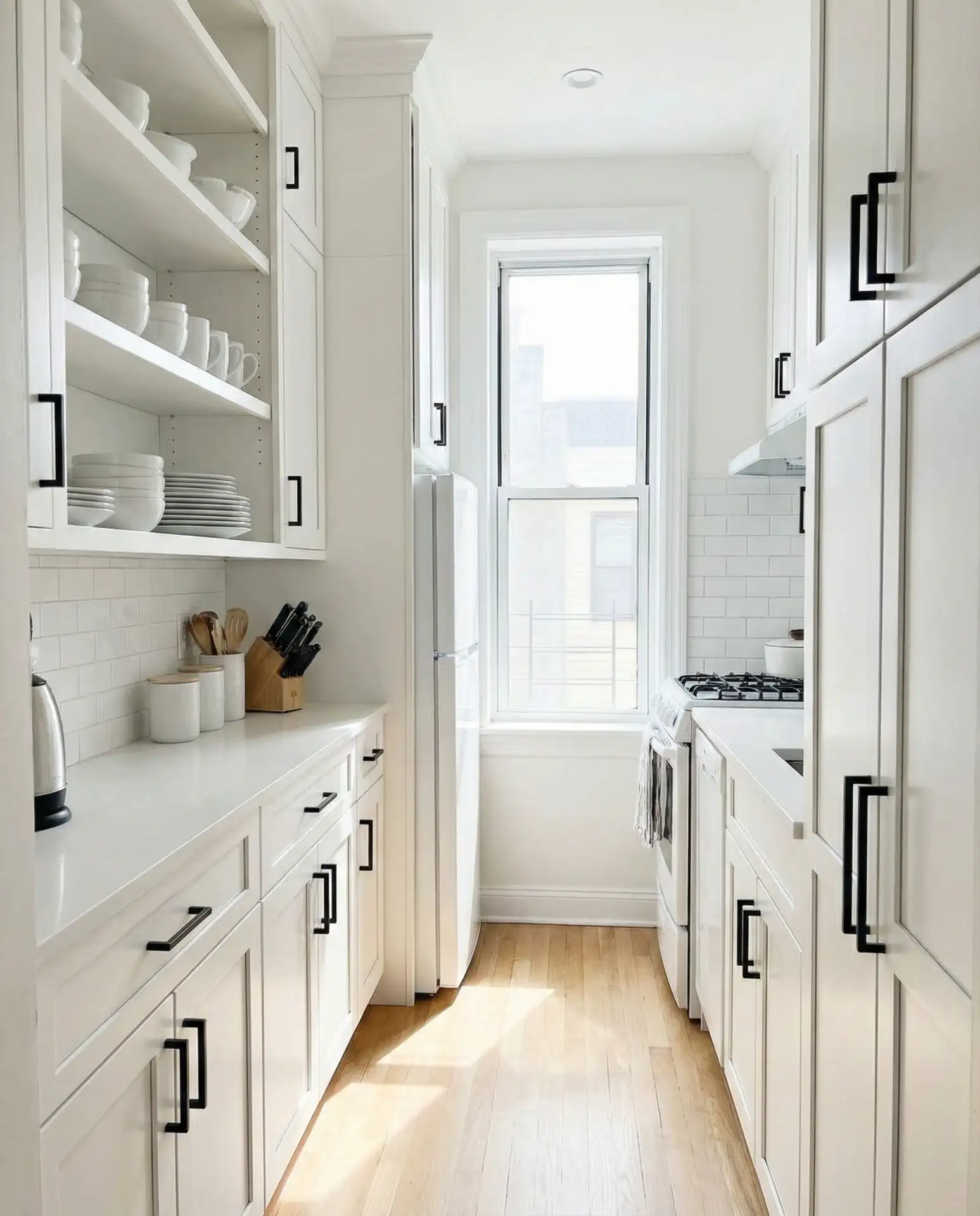 Small Galley Kitchen with Maximized Storage 2