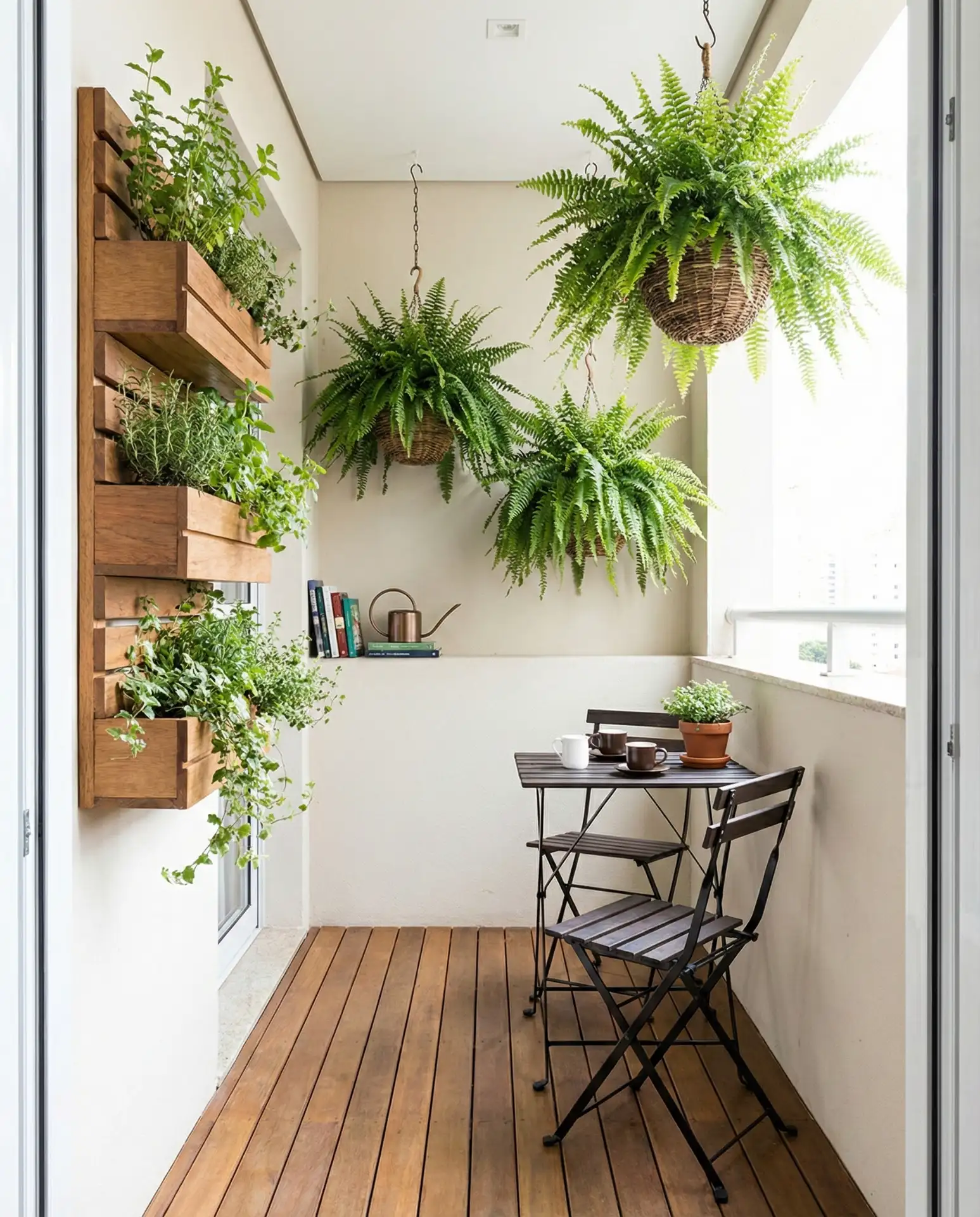 Small Space Vertical Garden Deck 1
