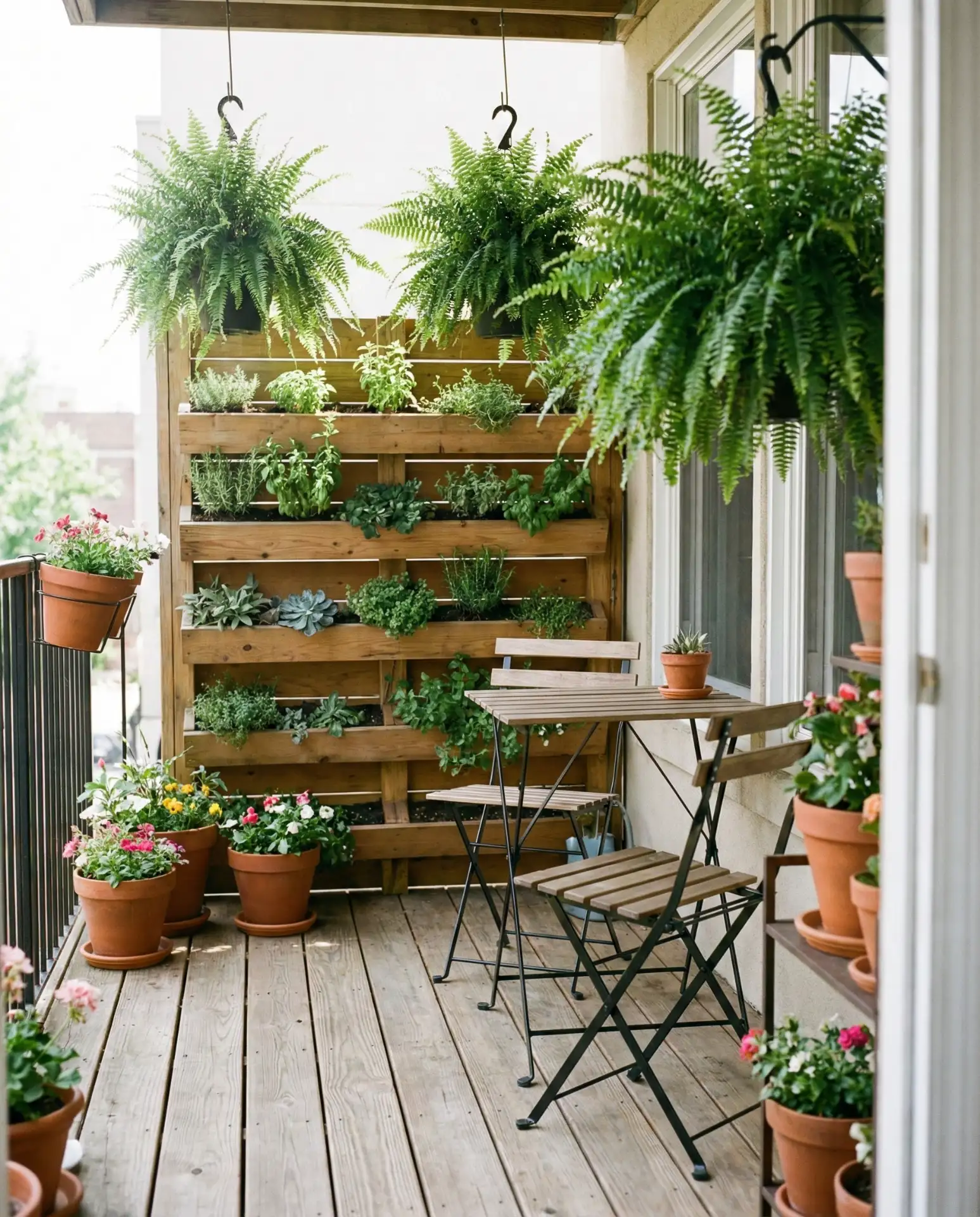 Small Space Vertical Garden Deck 2