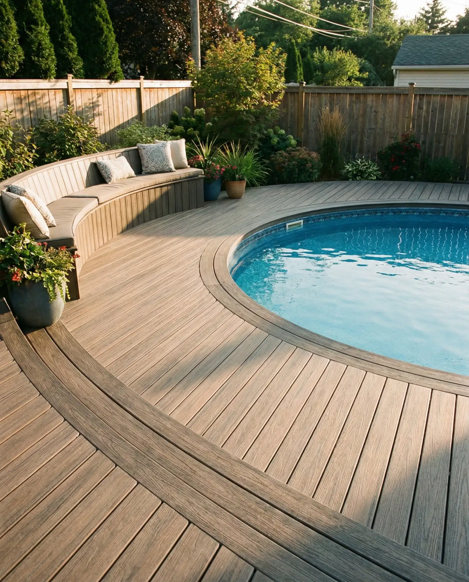 Space-Saving Designs for 24 ft Round Pools 2