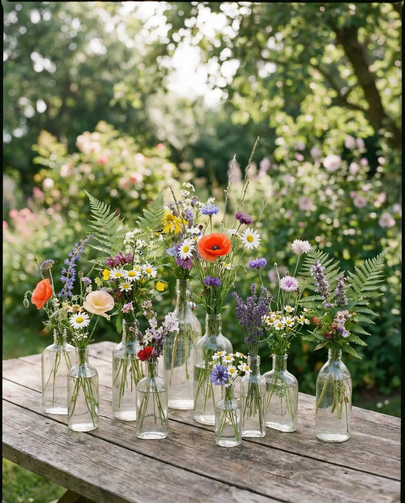 Spring Wildflower Centerpieces 1