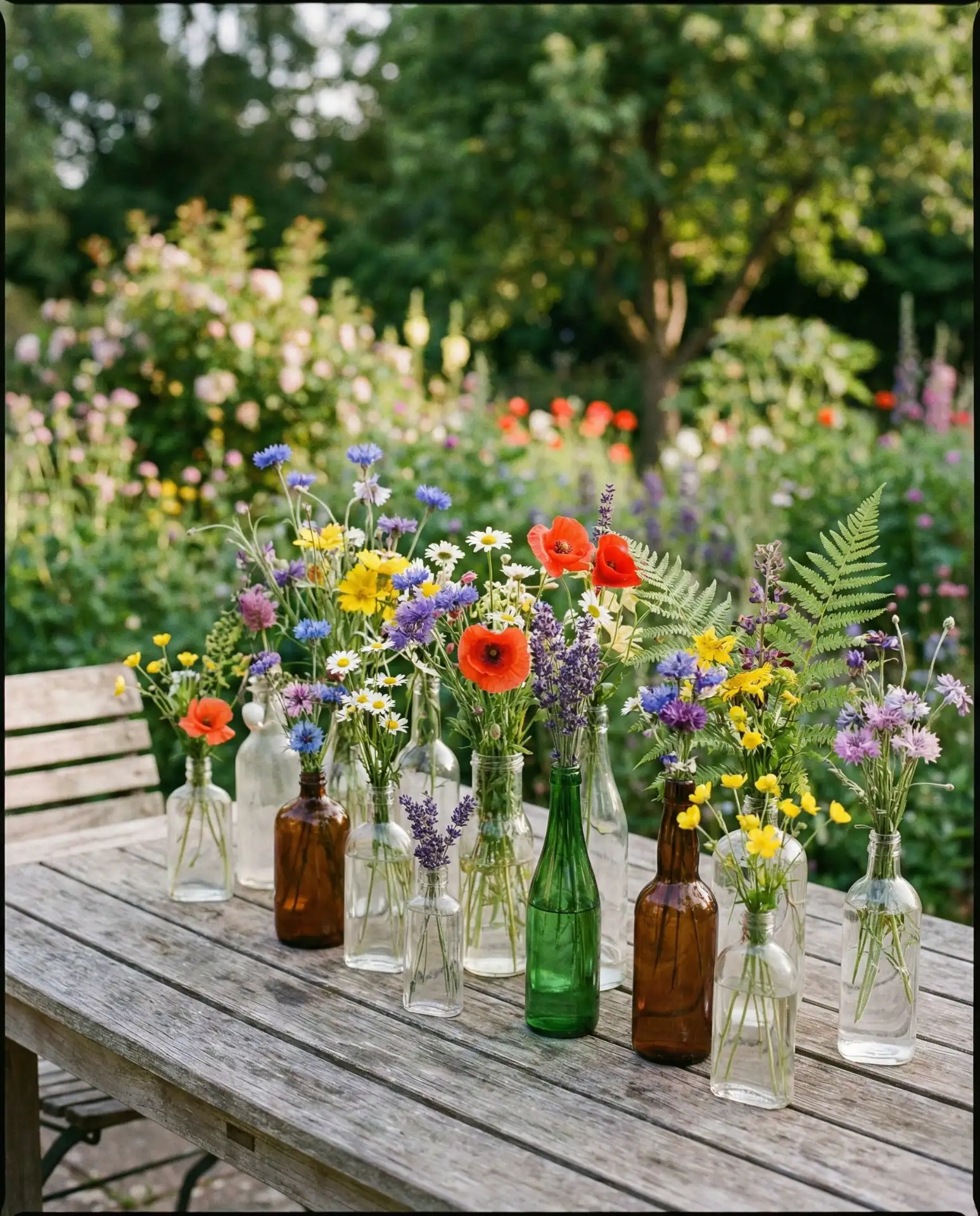 Spring Wildflower Centerpieces 2
