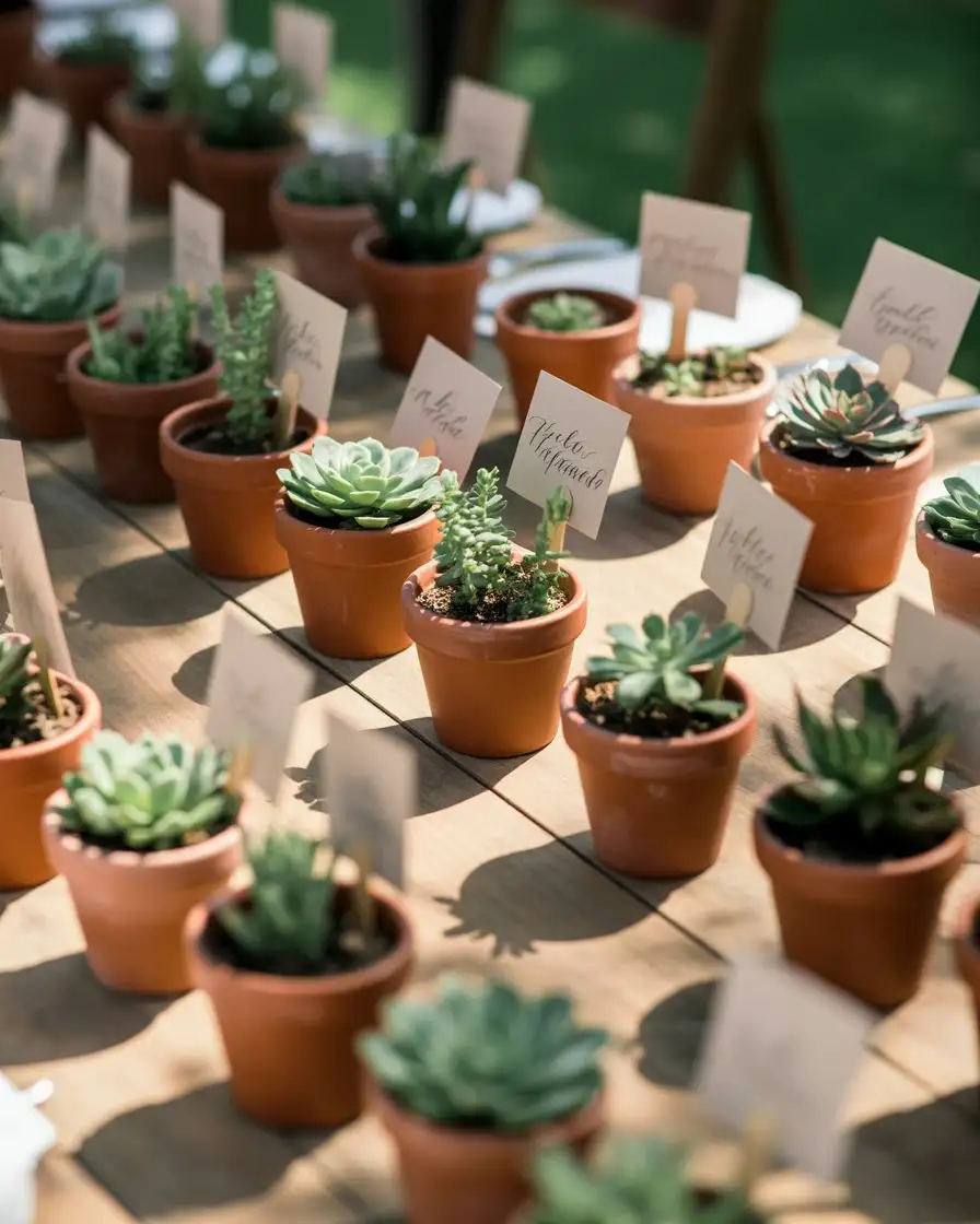 Sustainable Potted Plant Favors 1