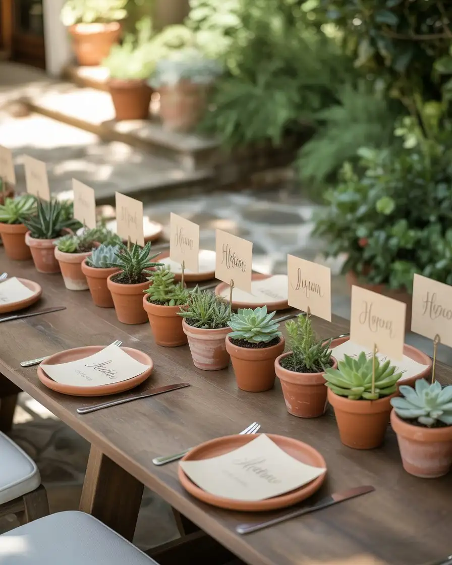Sustainable Potted Plant Favors 2