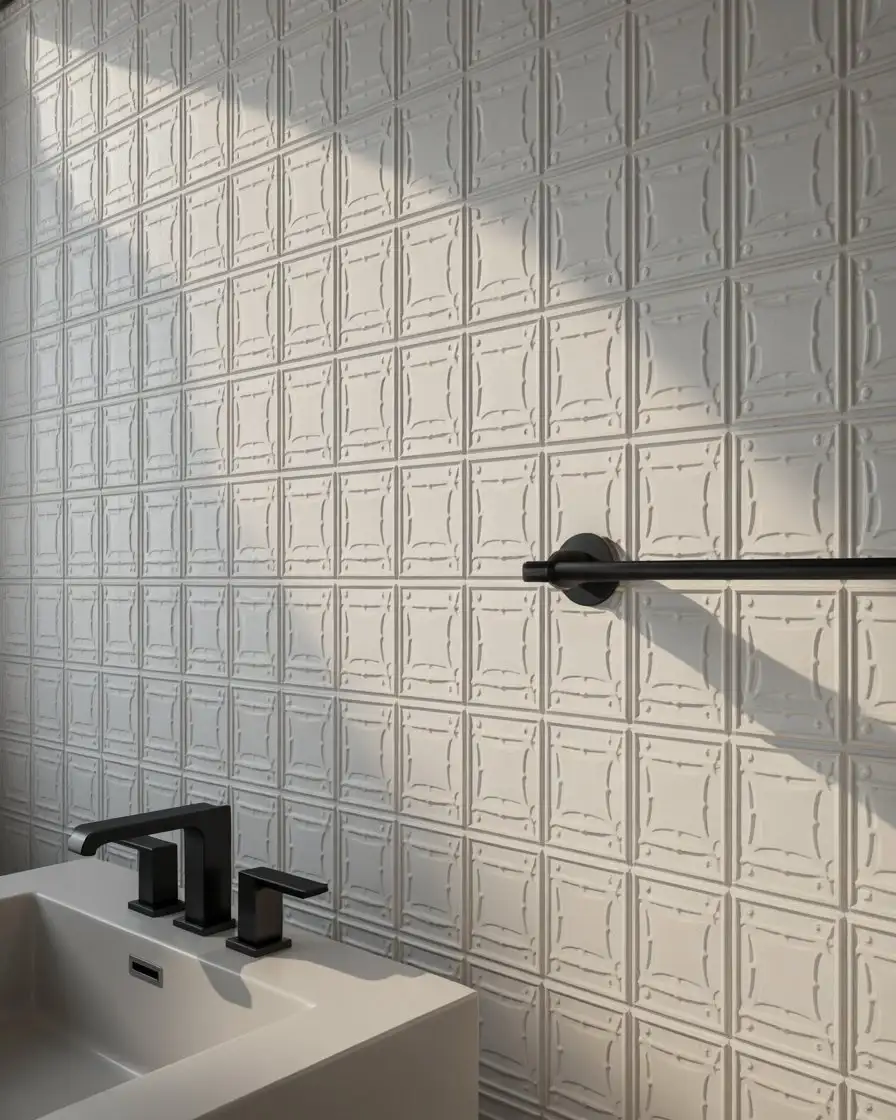 Textured White Walls 1