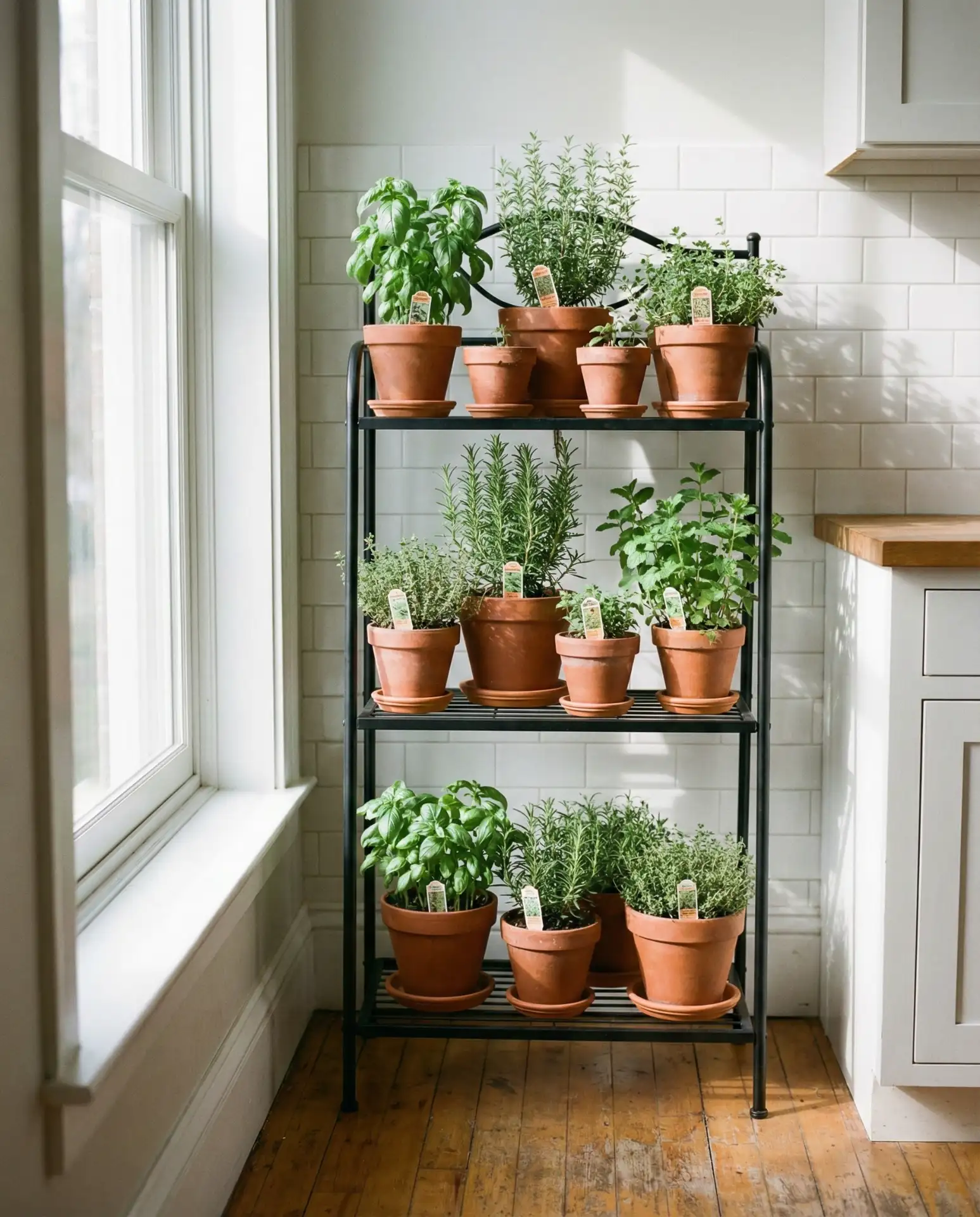 Tiered Plant Stand for Kitchen Corners 2