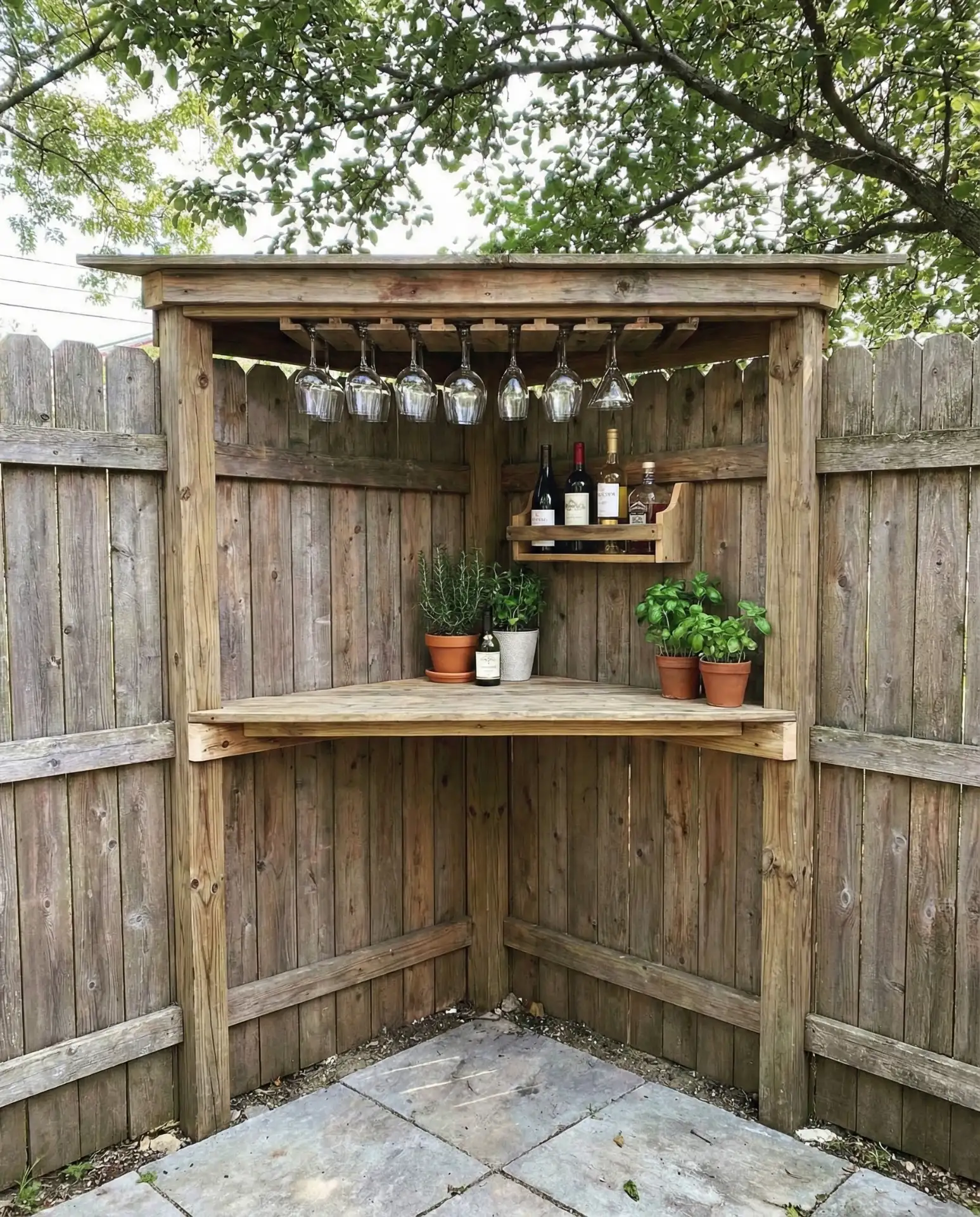 Tiny Corner Bar Tucked into Fencing 2