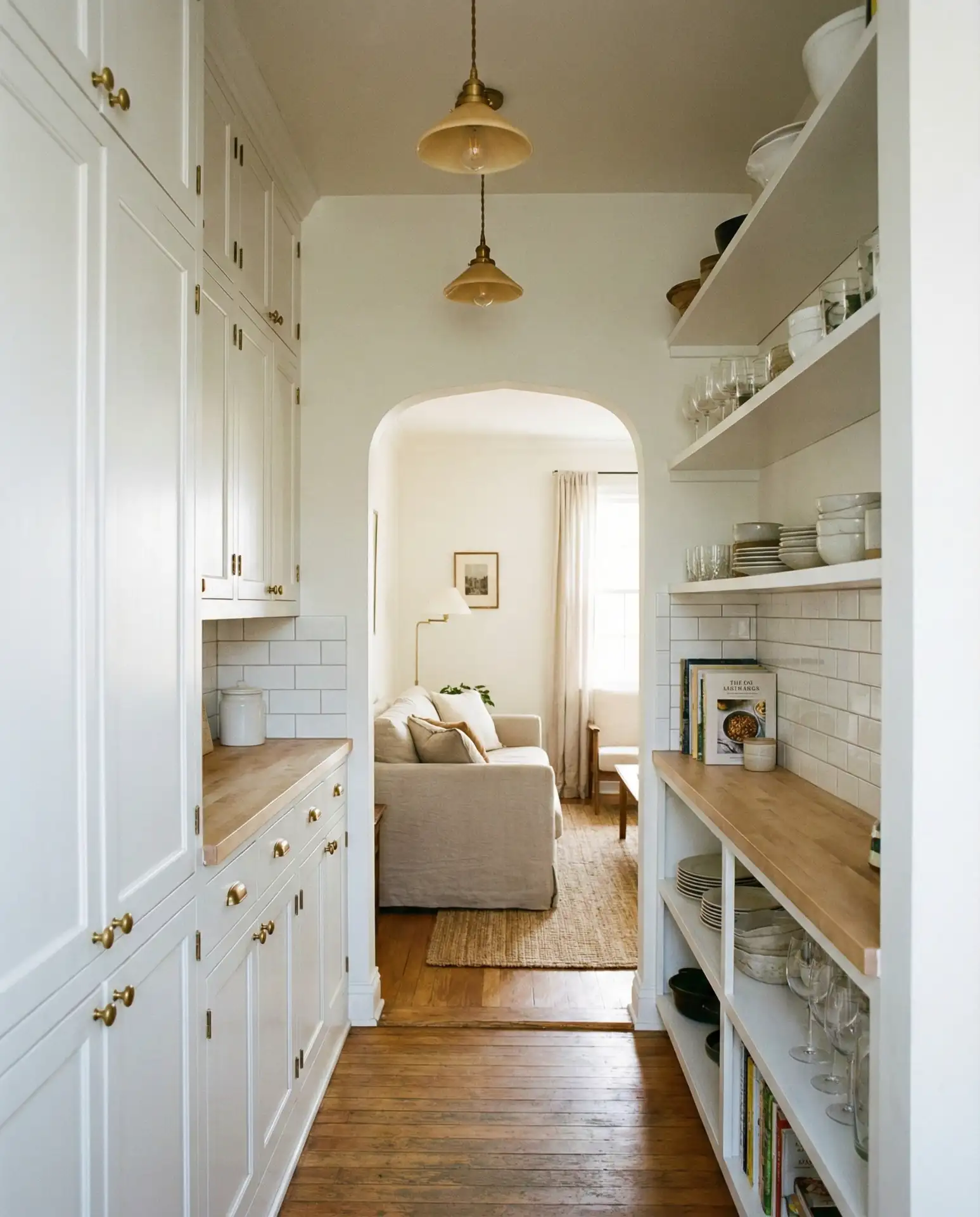 Tiny Galley Kitchen with Smart Storage 2