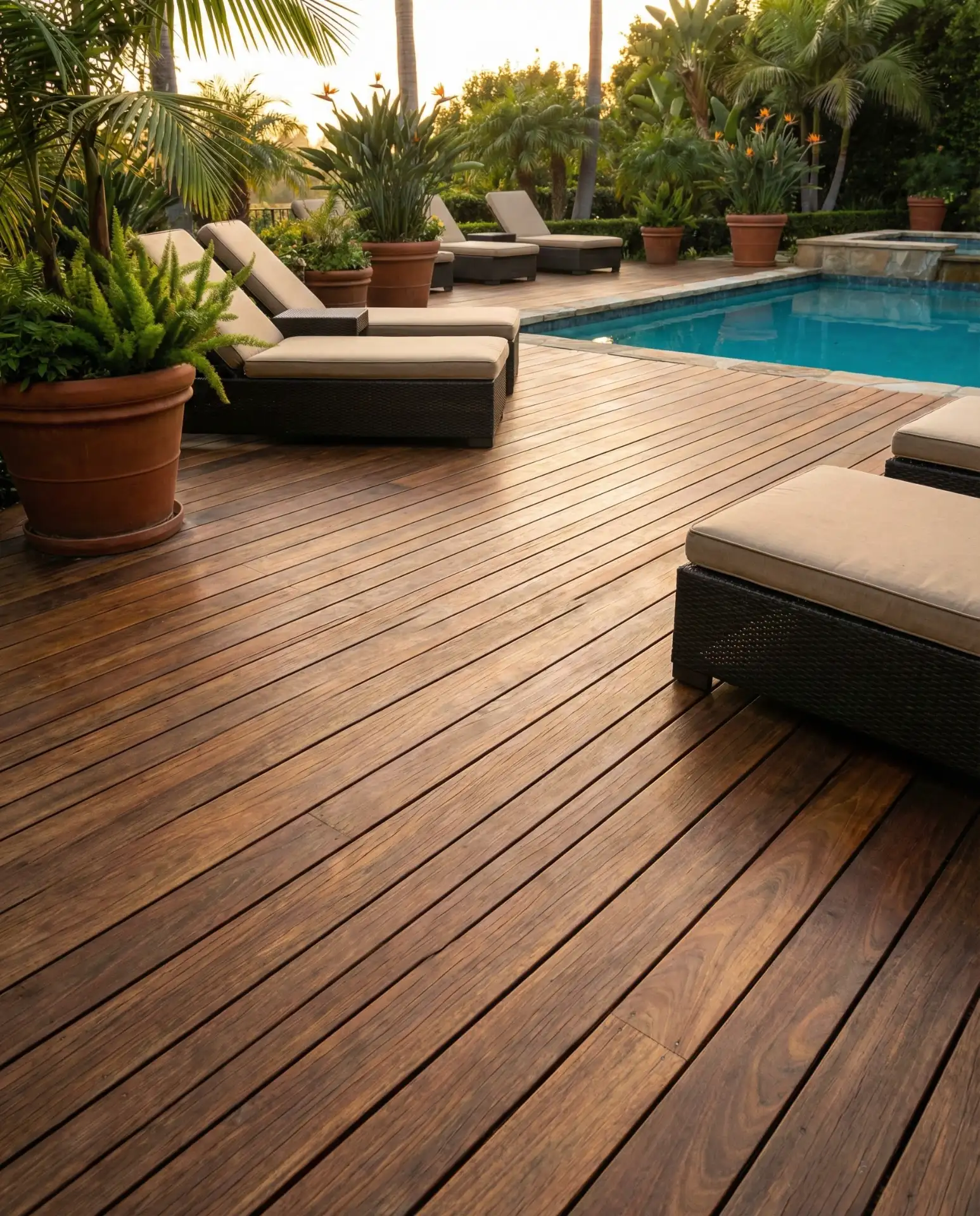 Tropical Hardwood Luxury Decking 1