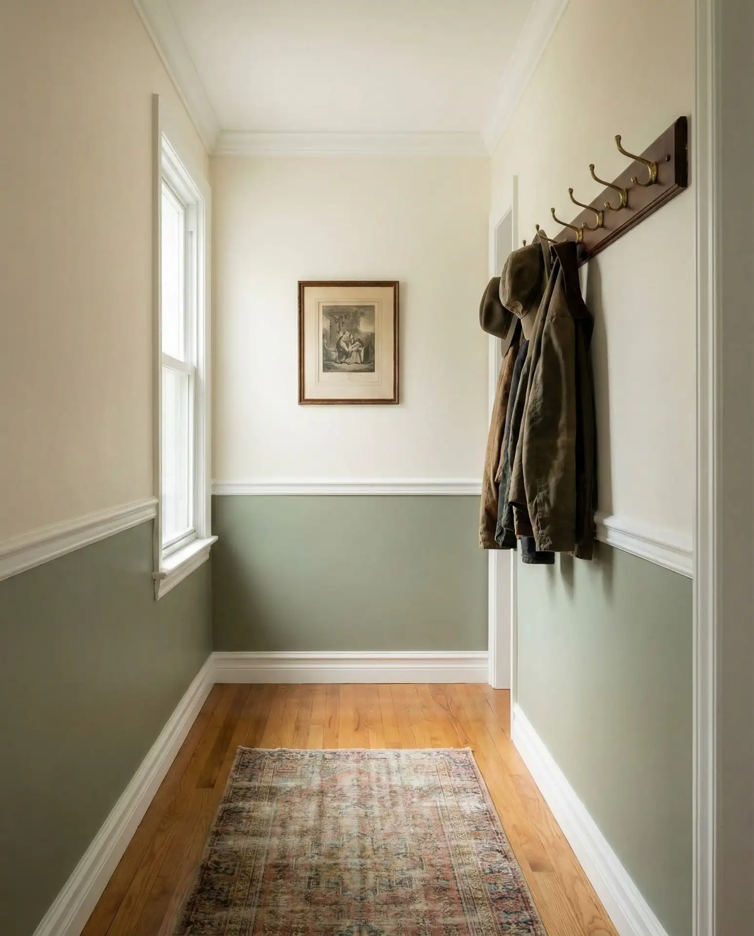 Two-Tone Sophistication with Chair Rail 2