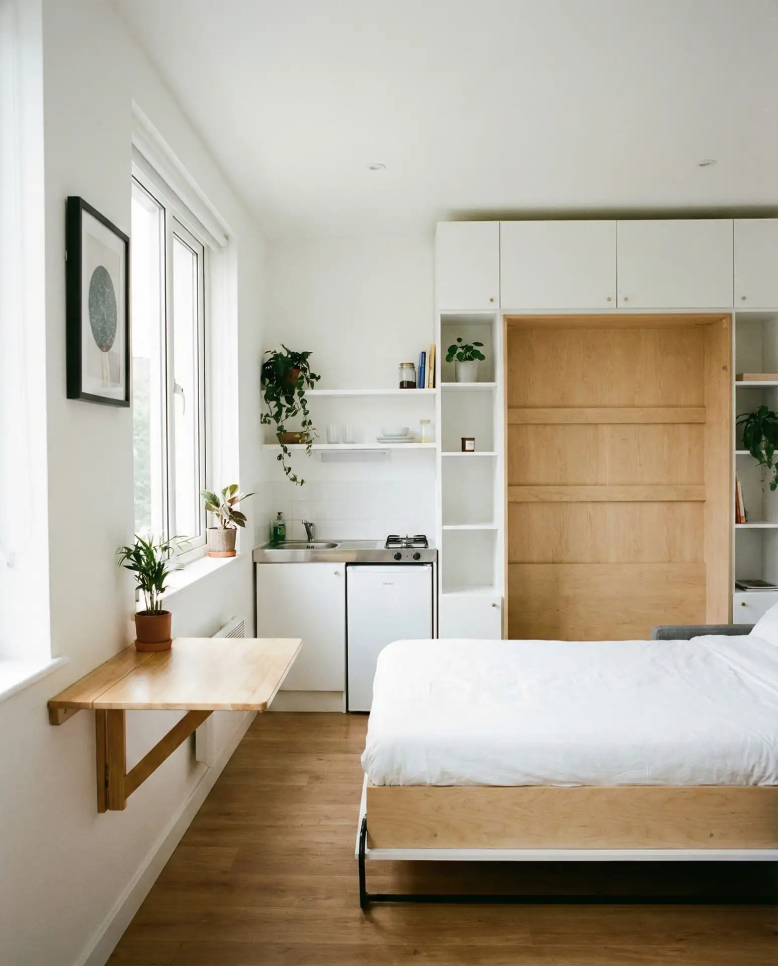 Ultra-Compact 20 sqm Studio with Convertible Furniture 2