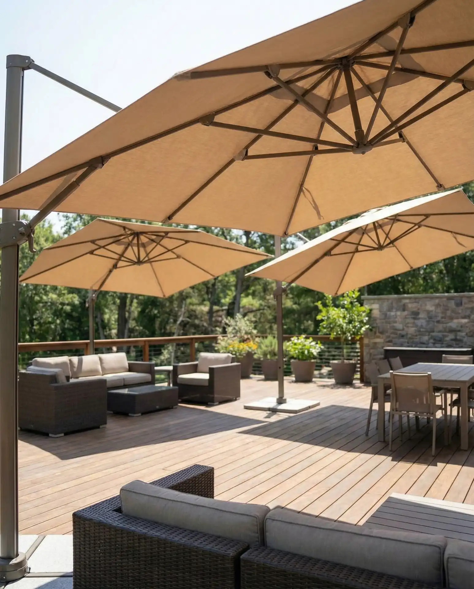 Umbrella Canopy Oasis for Shade 2