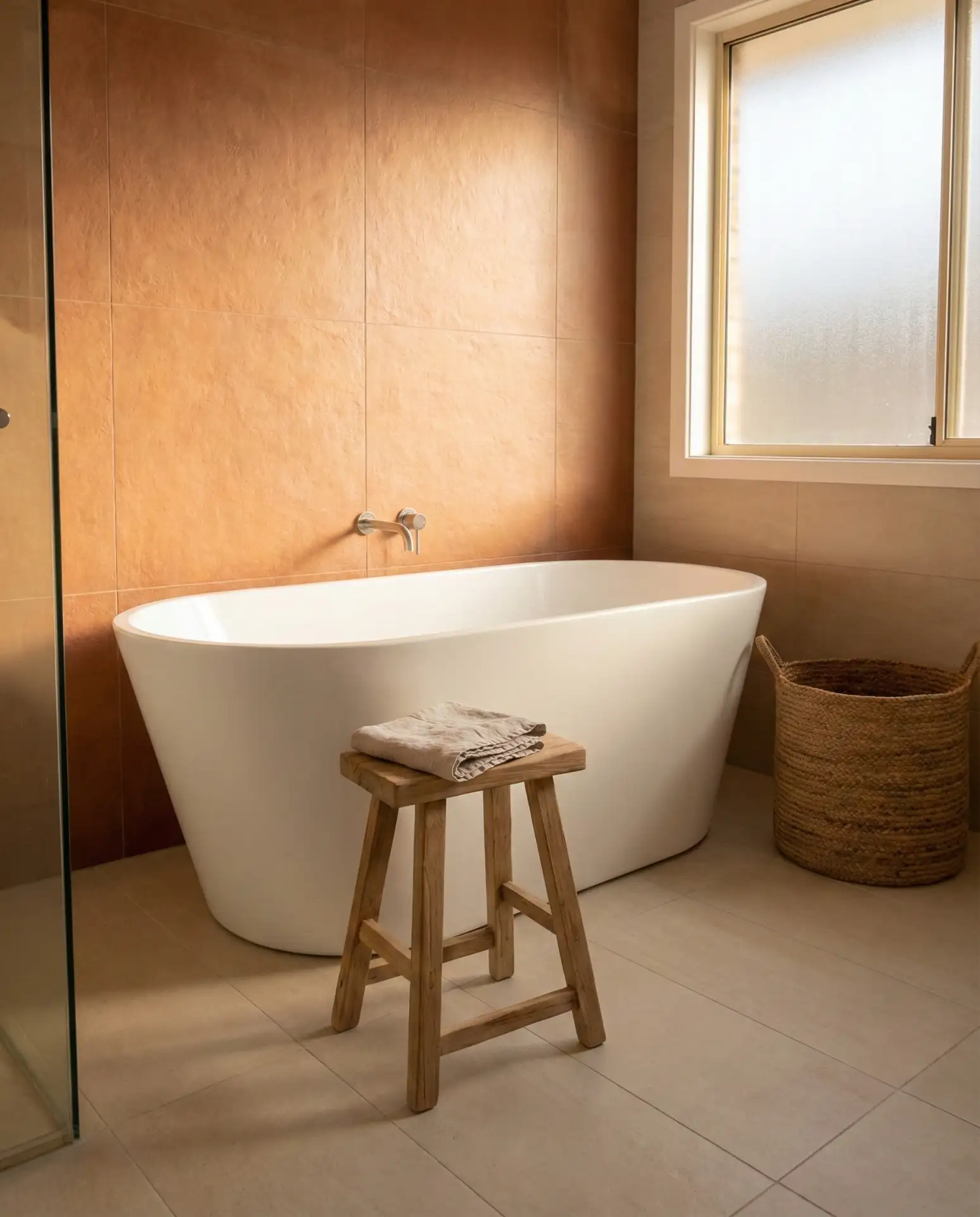 Warm Terracotta Accent Wall 2