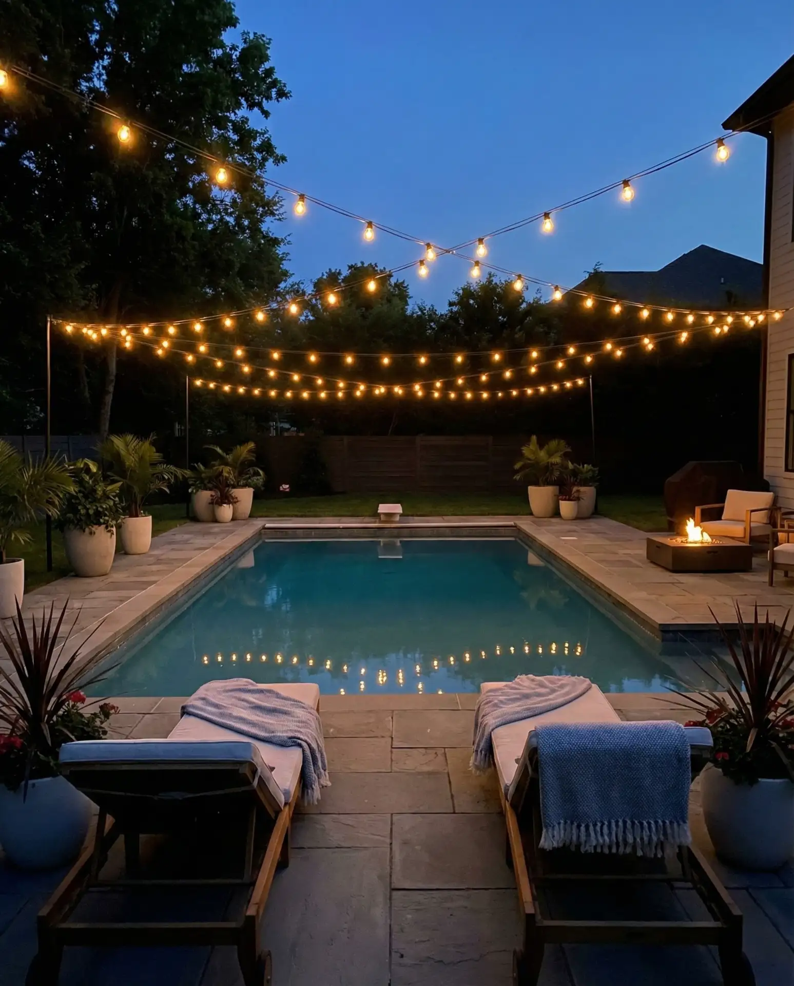 Waterproof String Light Canopy 2