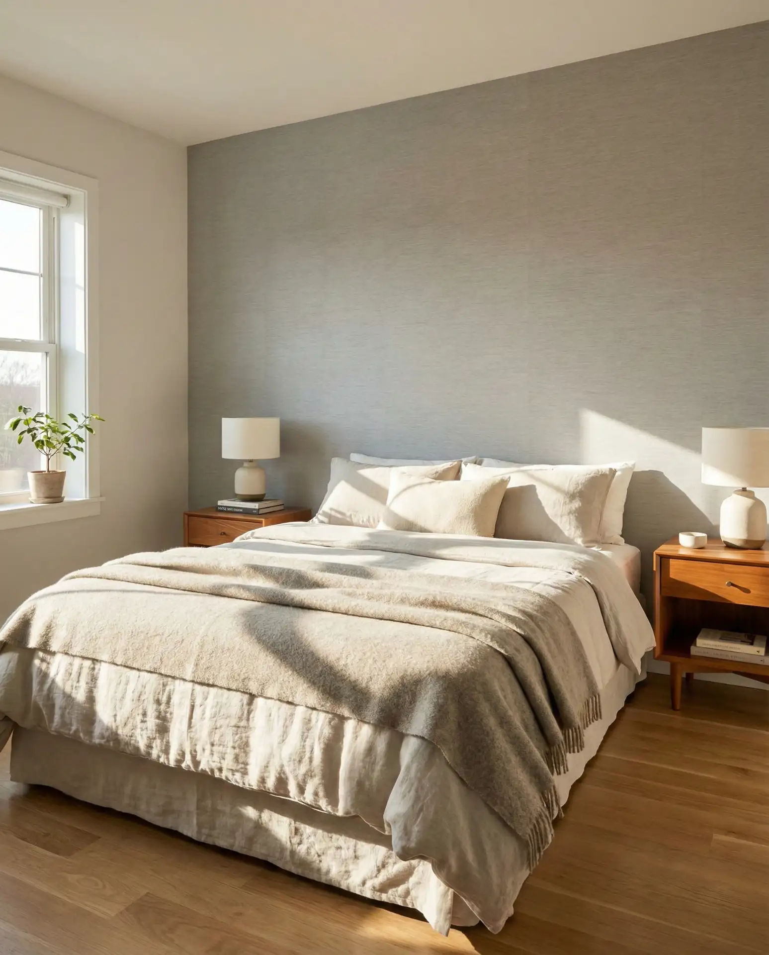 Accent Wall Behind the Bed 1