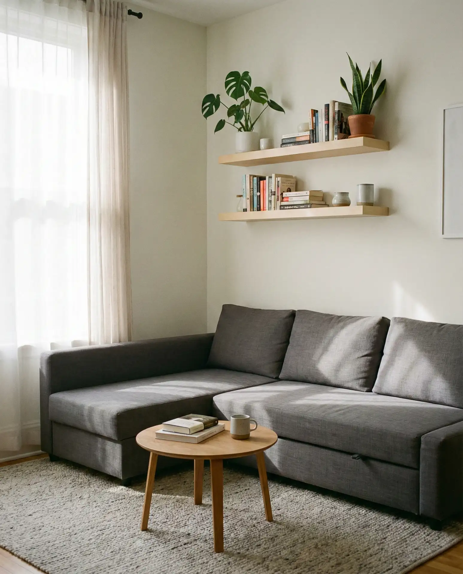 Apartment-Sized Sectional for Space Efficiency 2