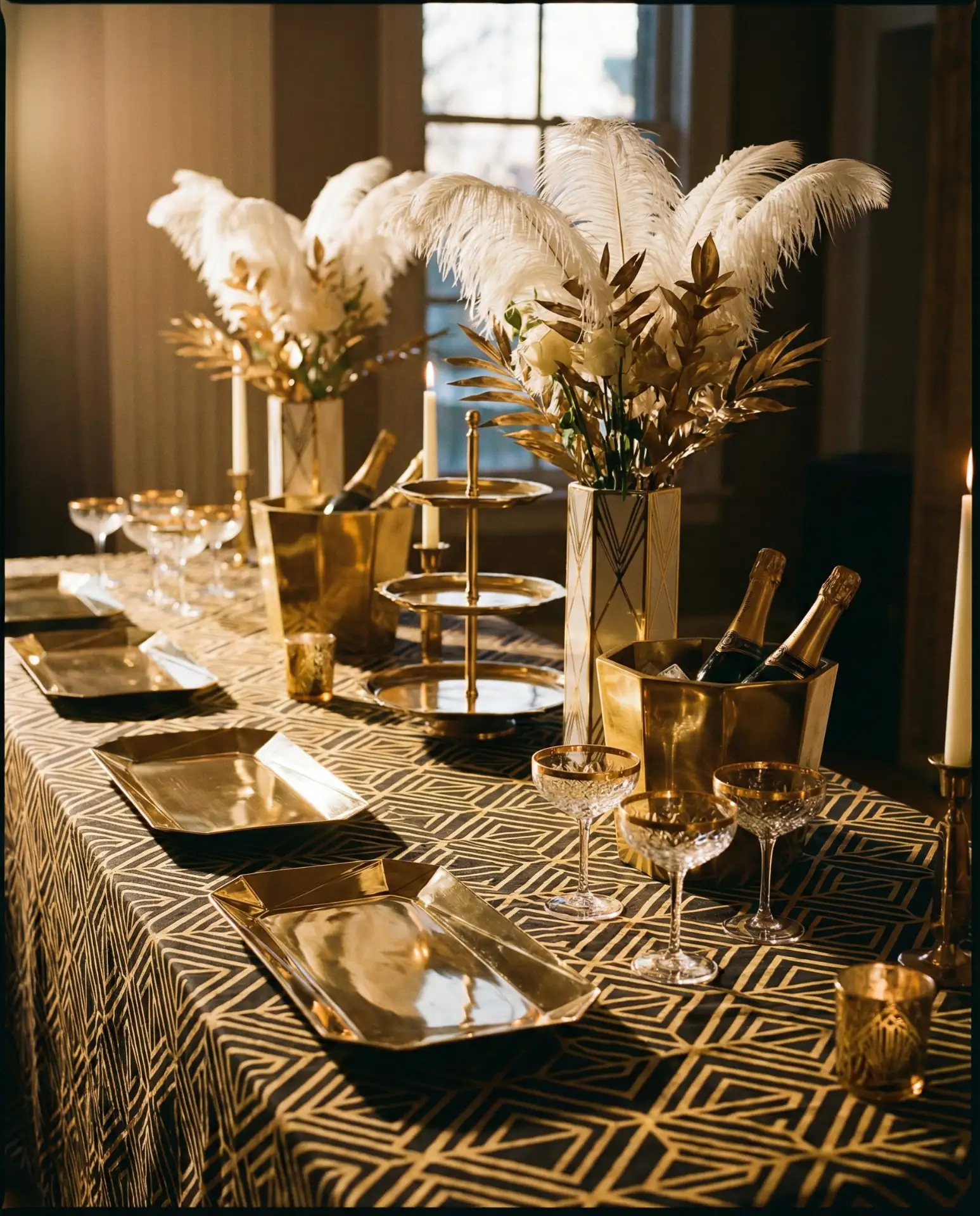 Art Deco Glam with Geometric Patterns 1