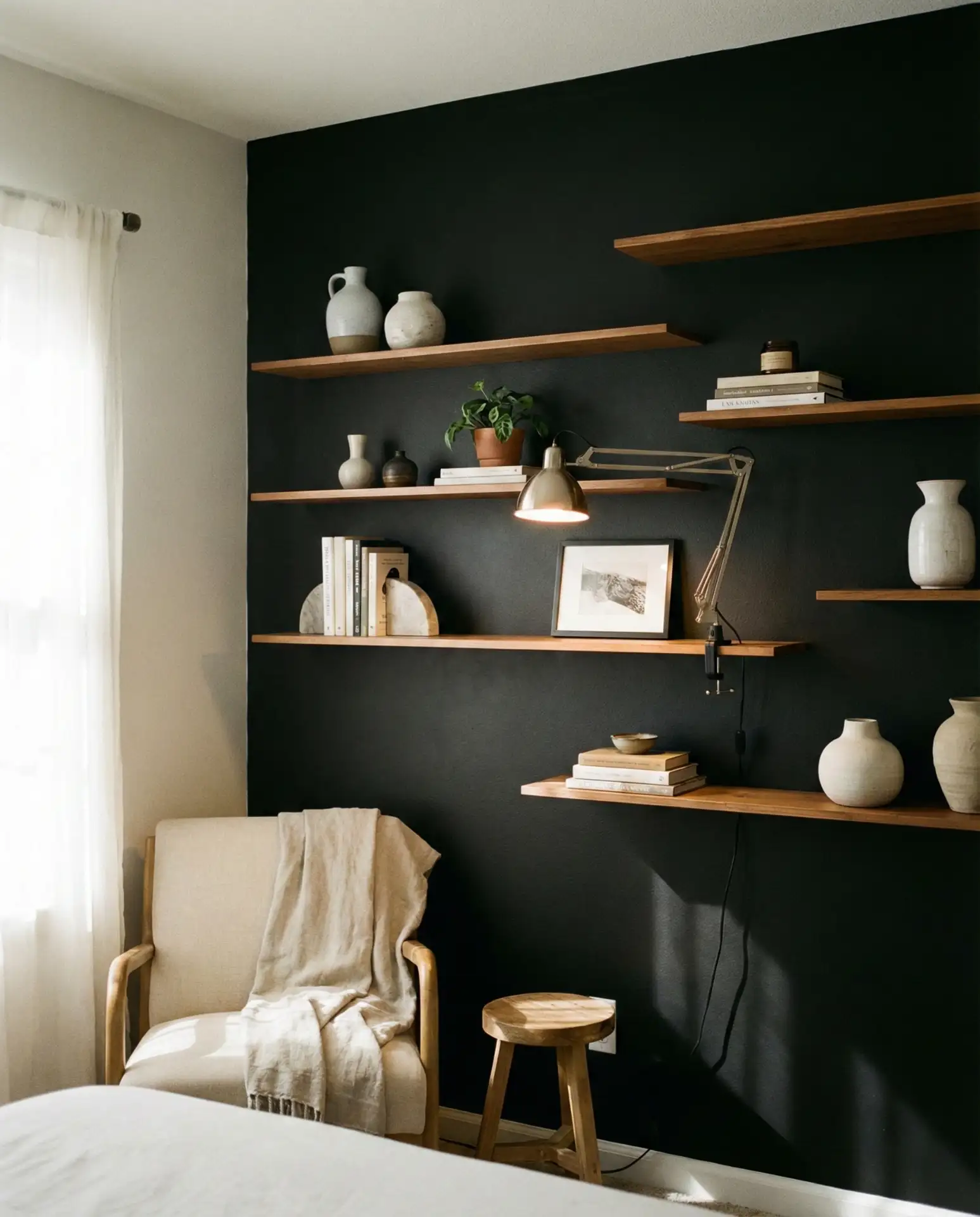 Behind-the-Bed Shelving 1