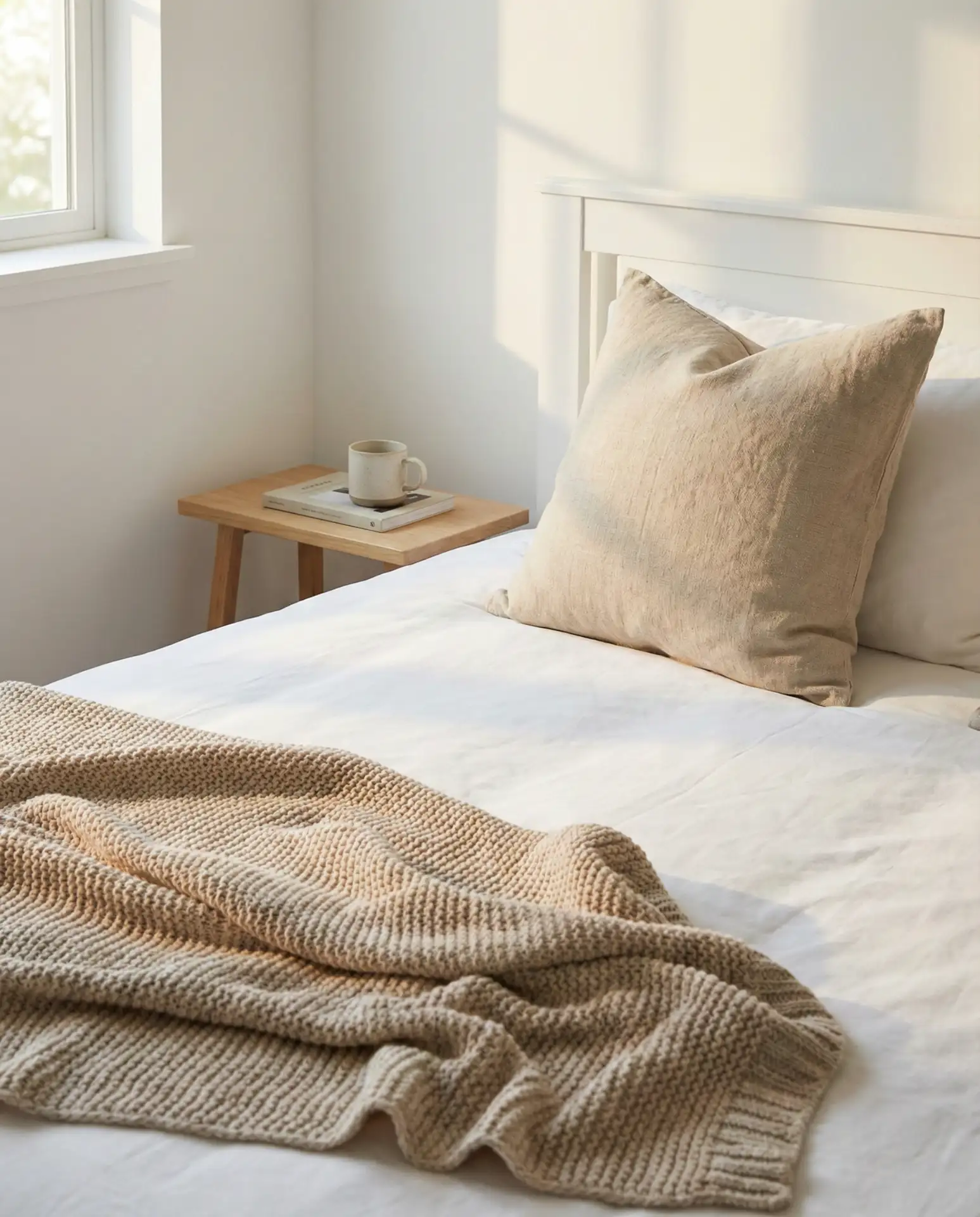 Beige and White for Warmth 1