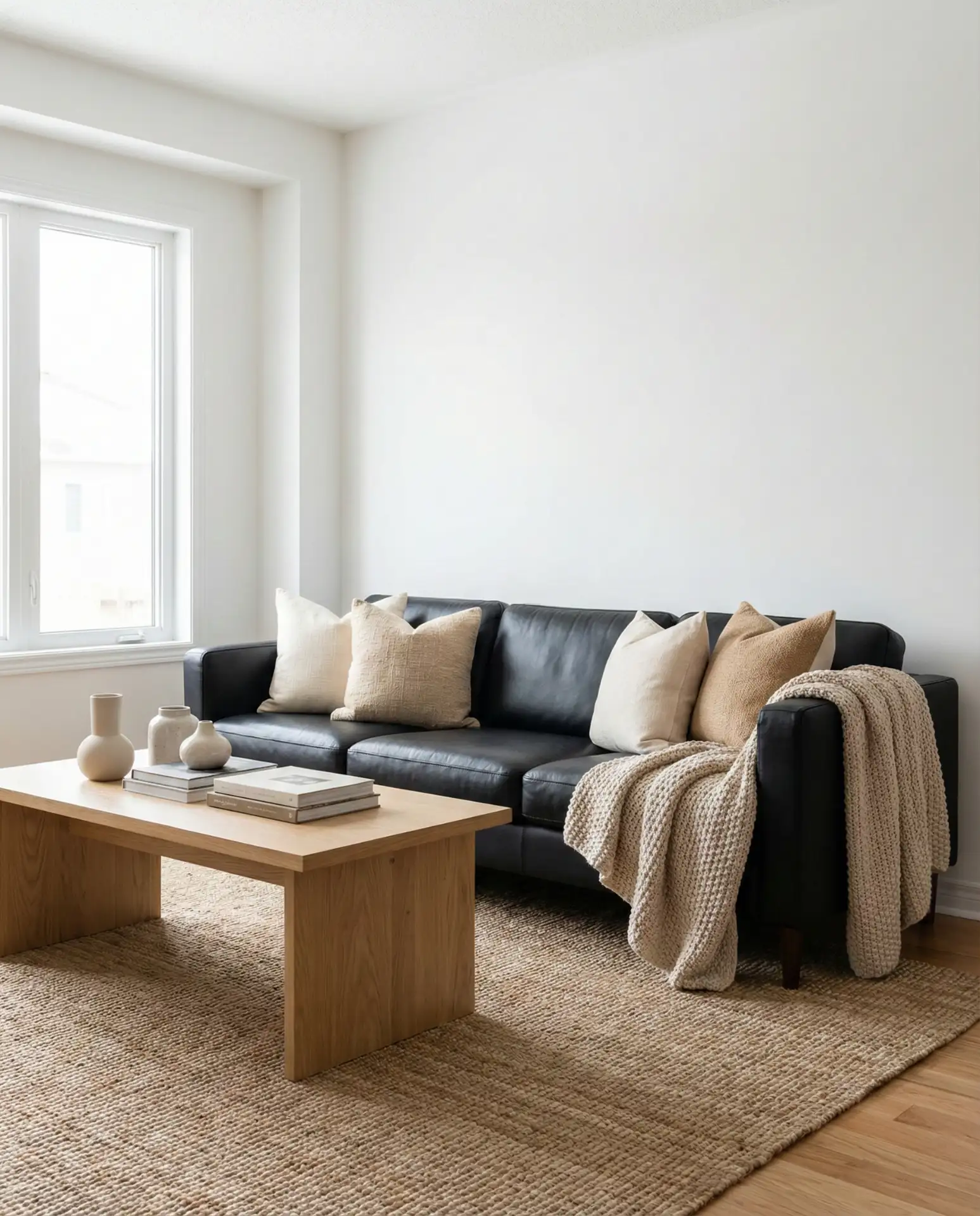 Black Couch Styling Strategies 2
