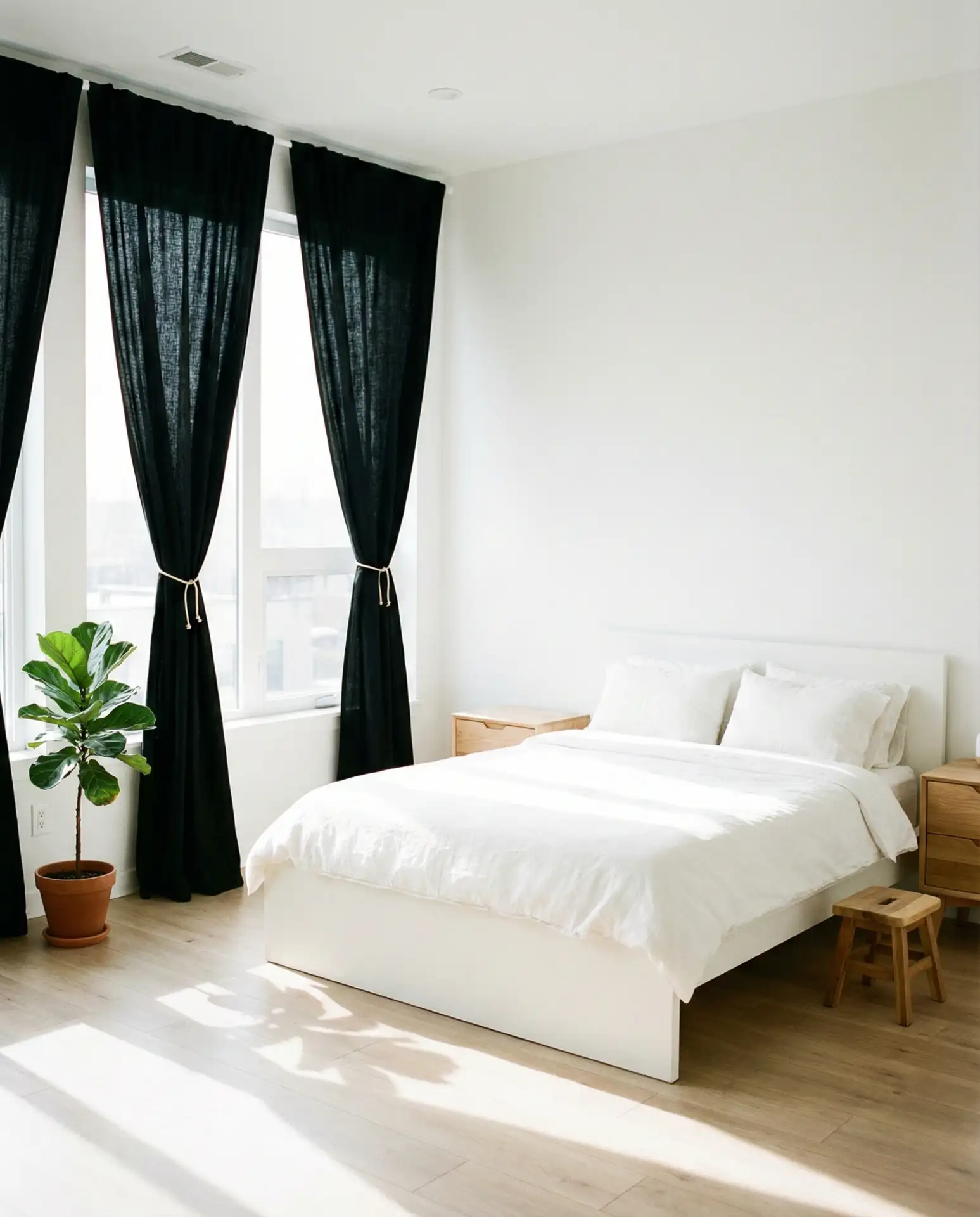 Black Curtains for Bold Minimalist Edge 2