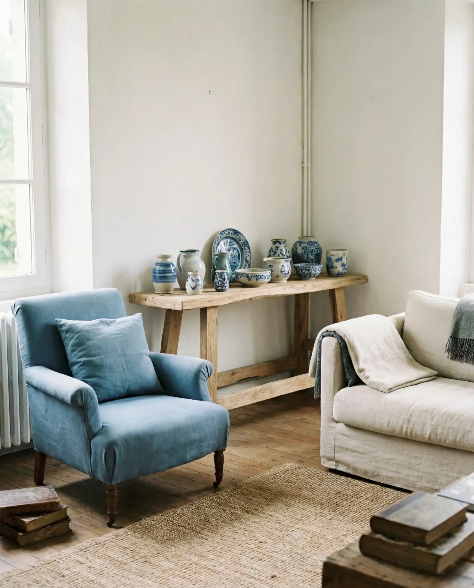 Blue Accents for Calm and Contrast 1