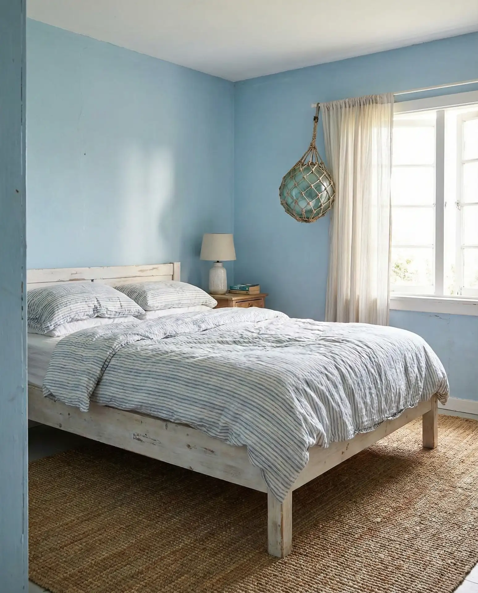 Blue Vintage Bedroom with Coastal Charm 2