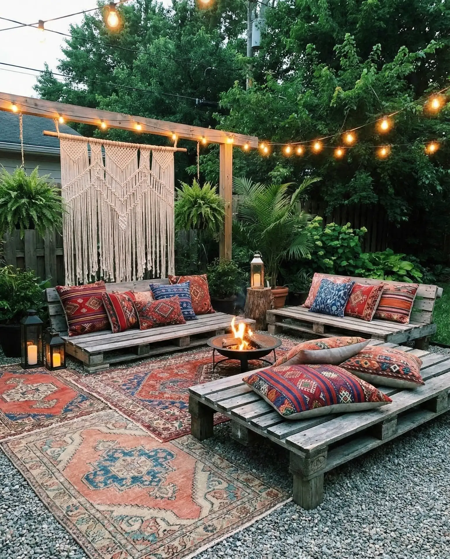 Bohemian Lounge with Layered Textiles 2