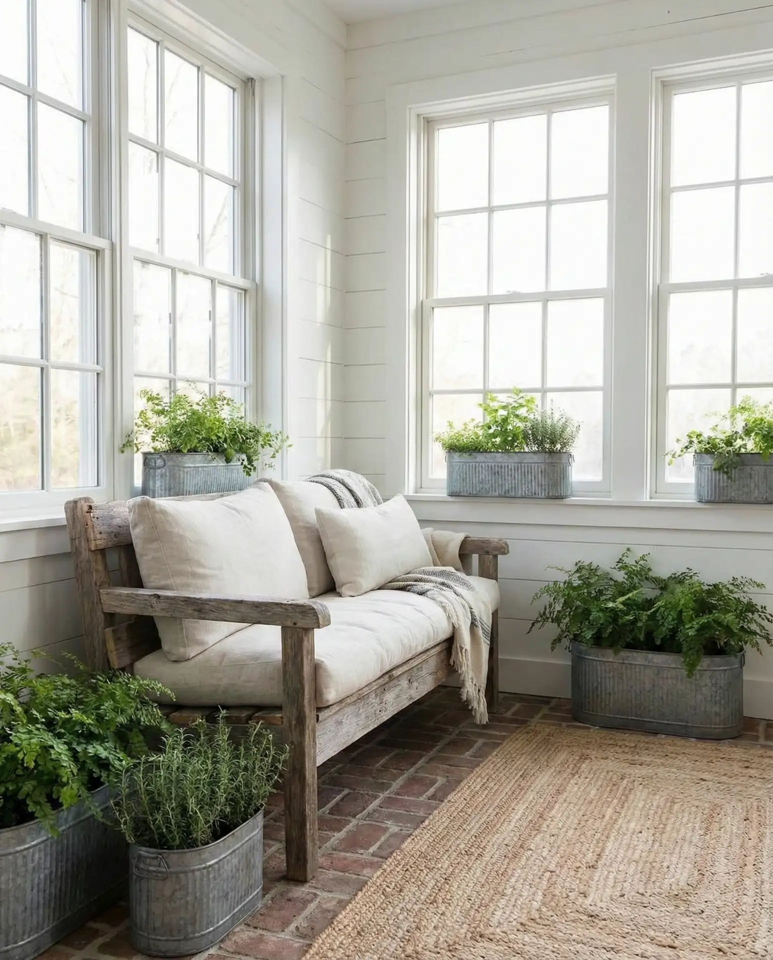 Bohemian Reading Nook with Layered Rugs 2