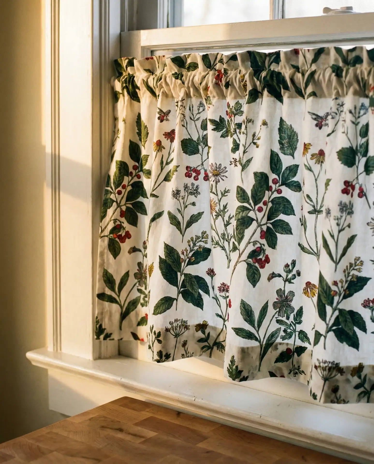 Bold Patterned Valance for a Pop of Color 1