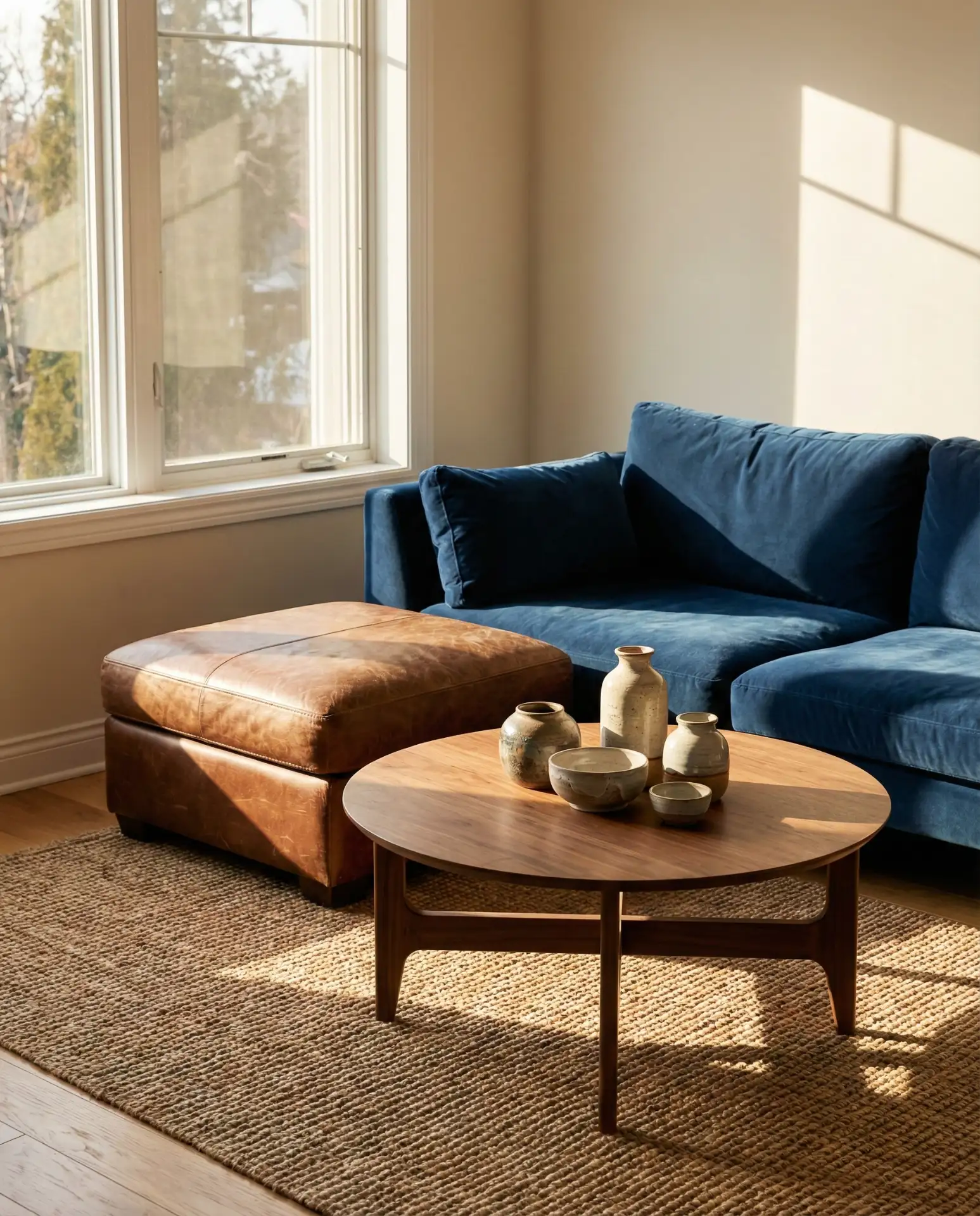 Brown and Blue Grounded Elegance 1