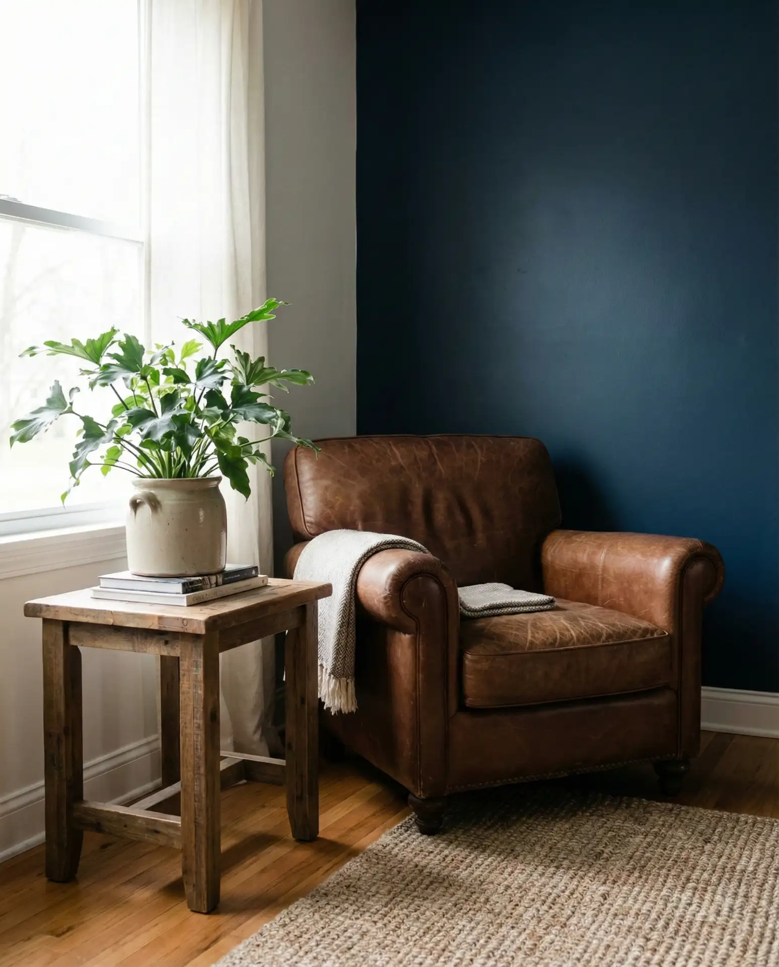 Brown and Blue Grounded Elegance 2