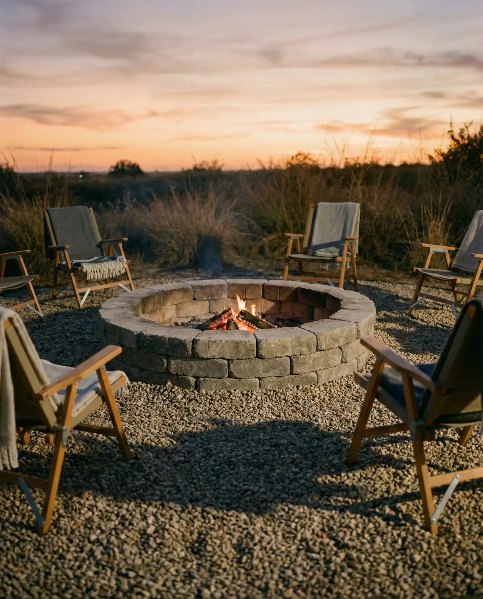 Budget-Friendly DIY Fire Pit with Pavers 2