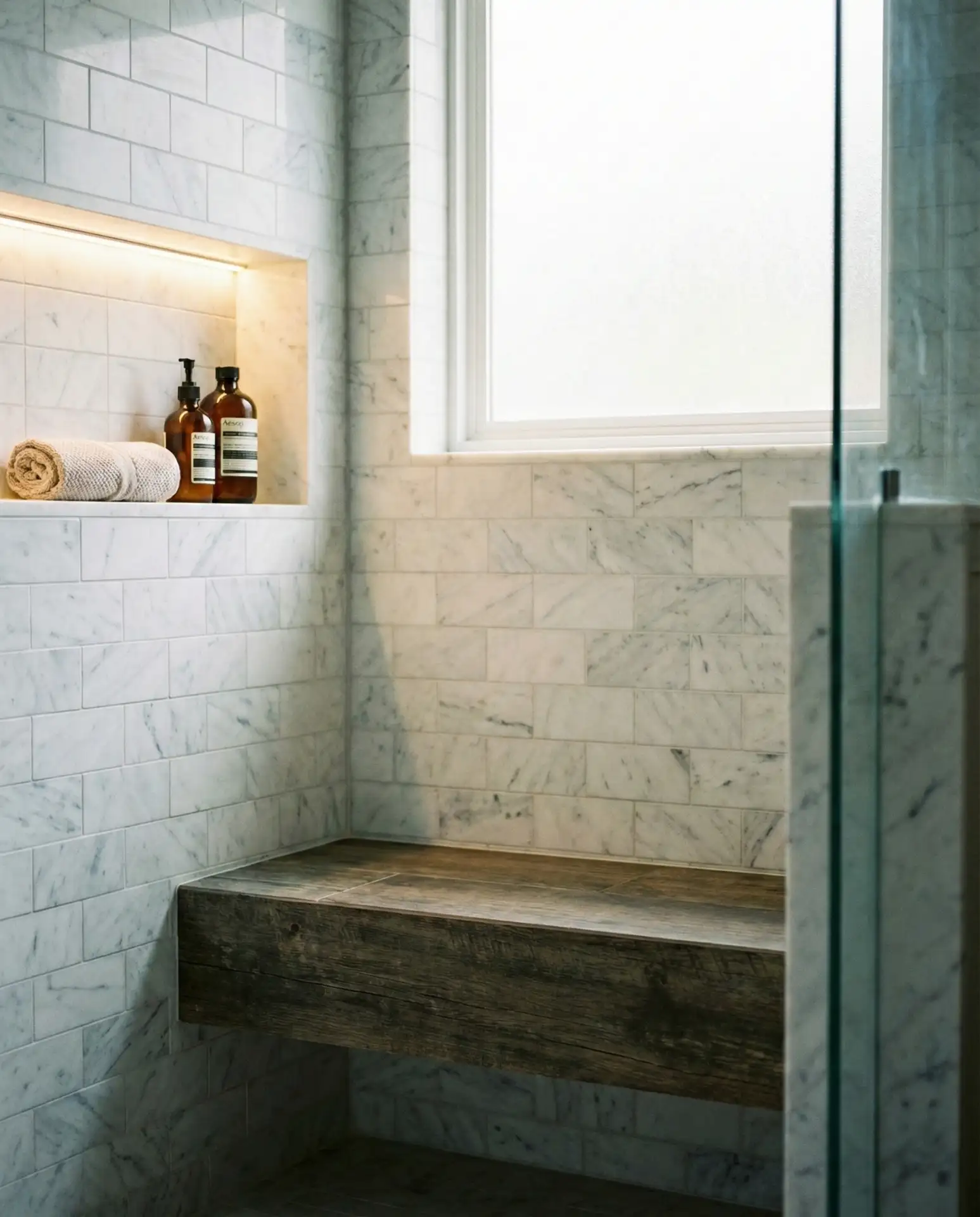 Built-In Bench with Integrated Storage 1