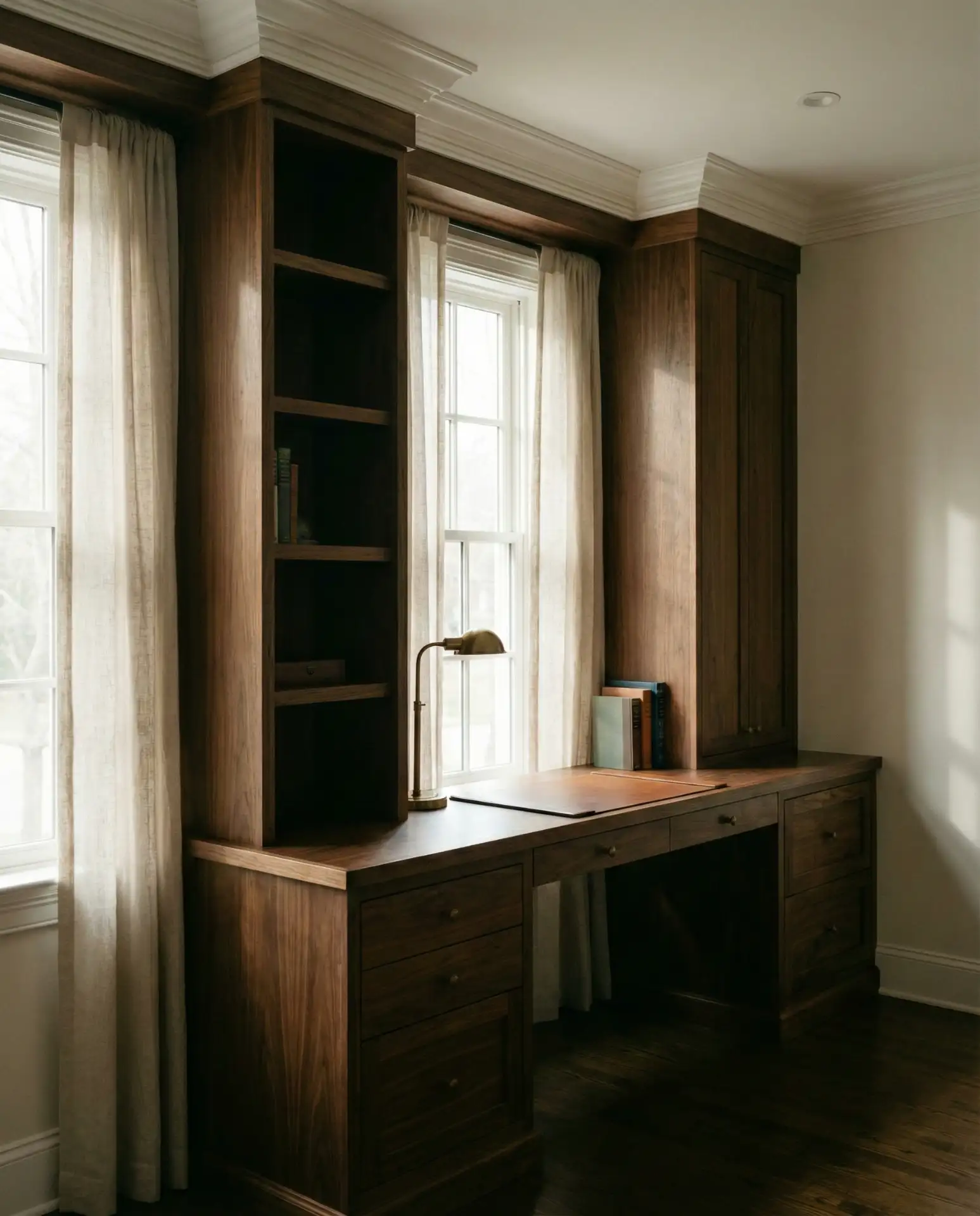 Built-In Desk with Custom Millwork 2
