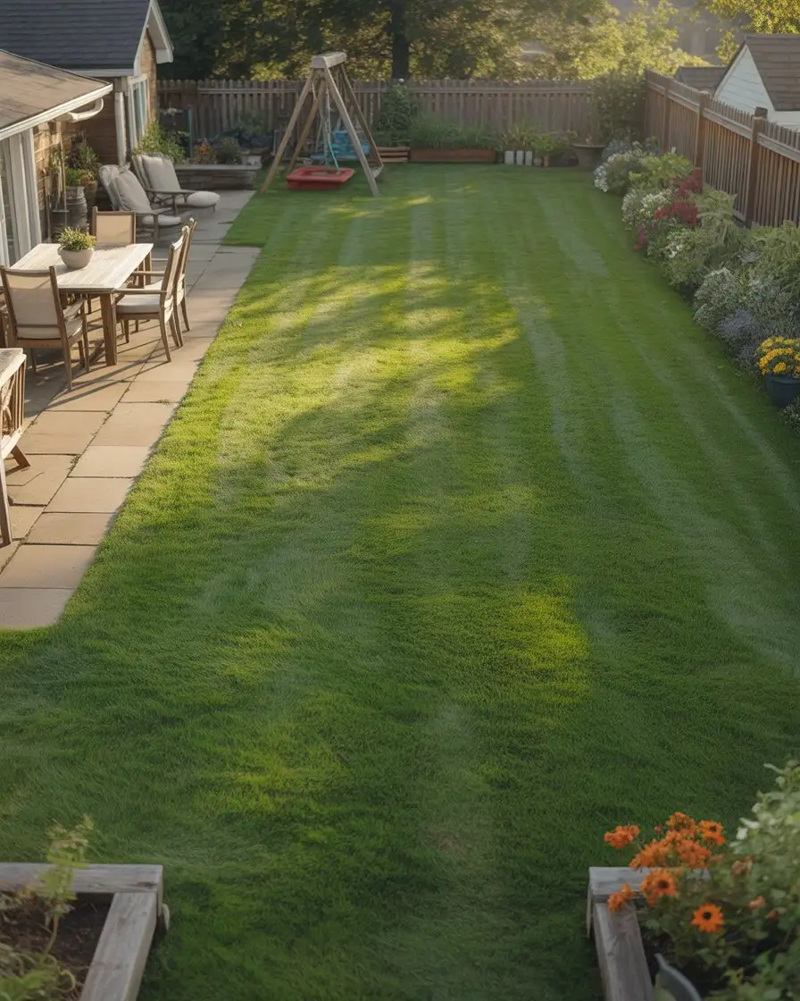 Central Lawn with Perimeter Activity Zones 1