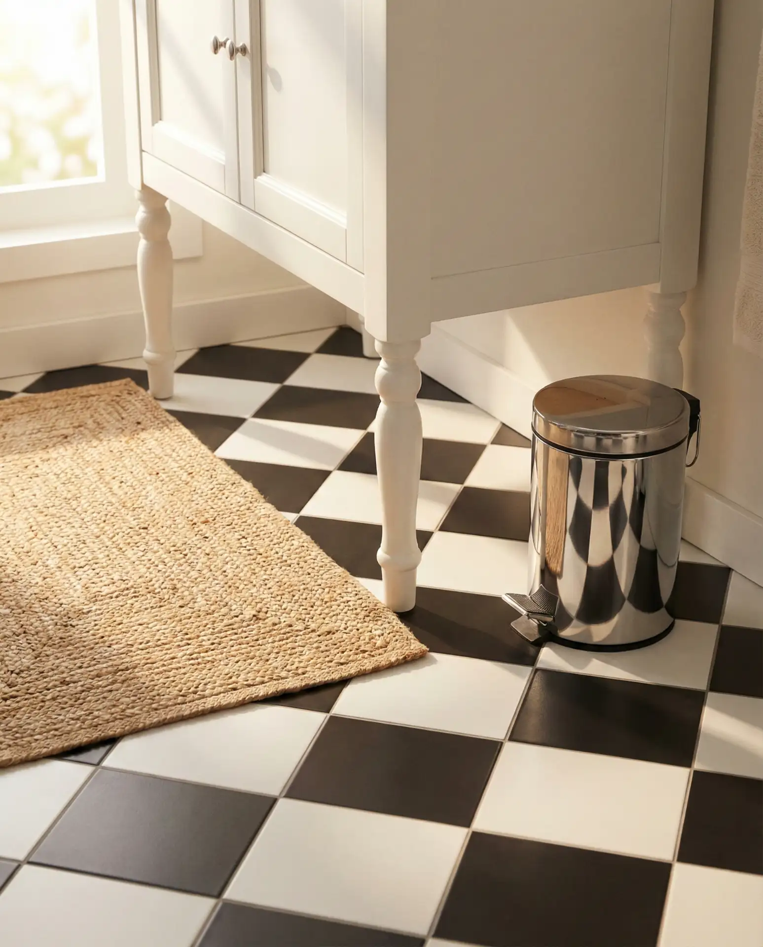 Checkered Black and White Floor 2