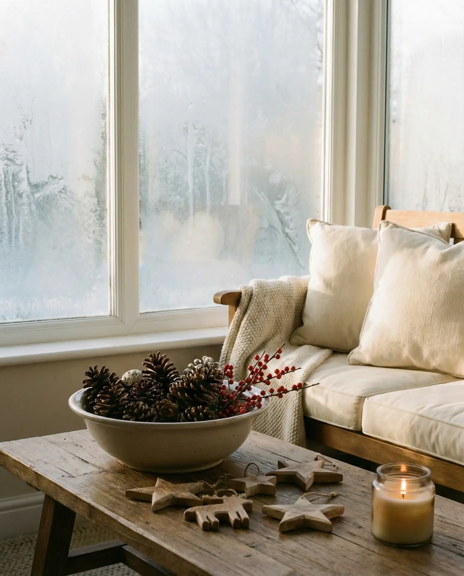 Christmas-Ready Sunroom with Seasonal Decor 2