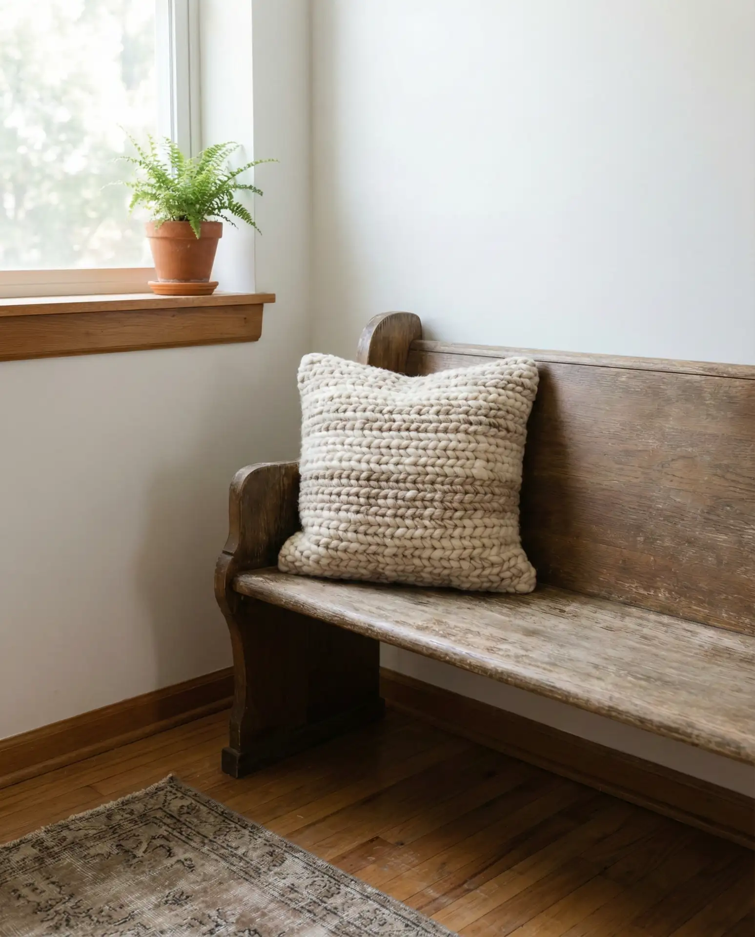 Church Pew Bench for Reading Corner 1