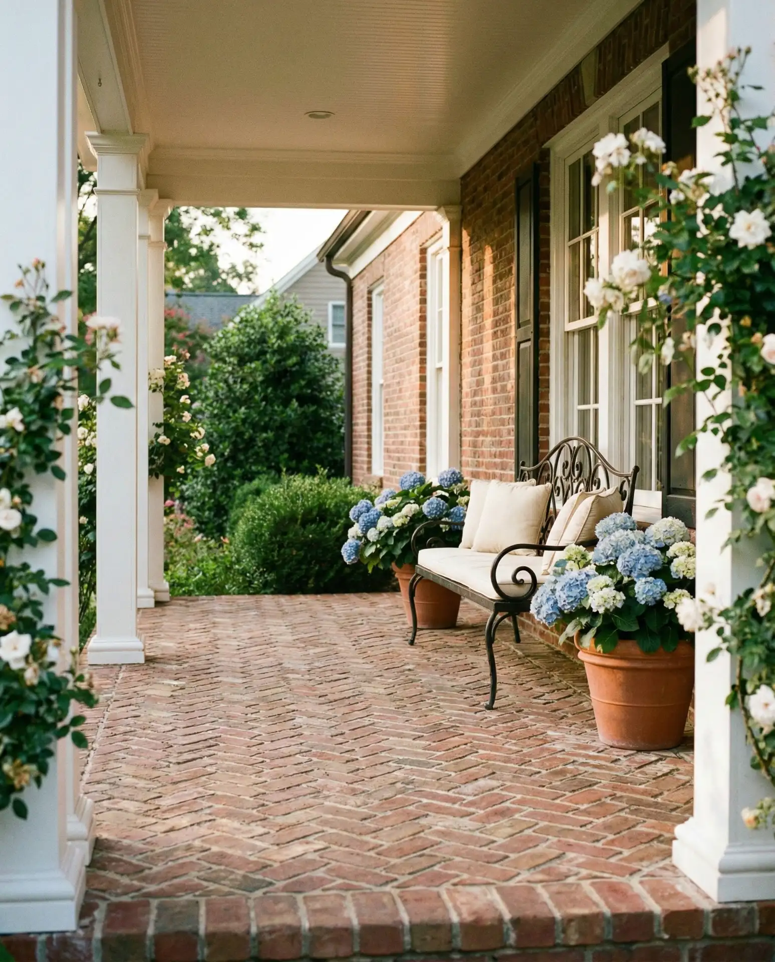 Classic Brick Porch Foundation 1