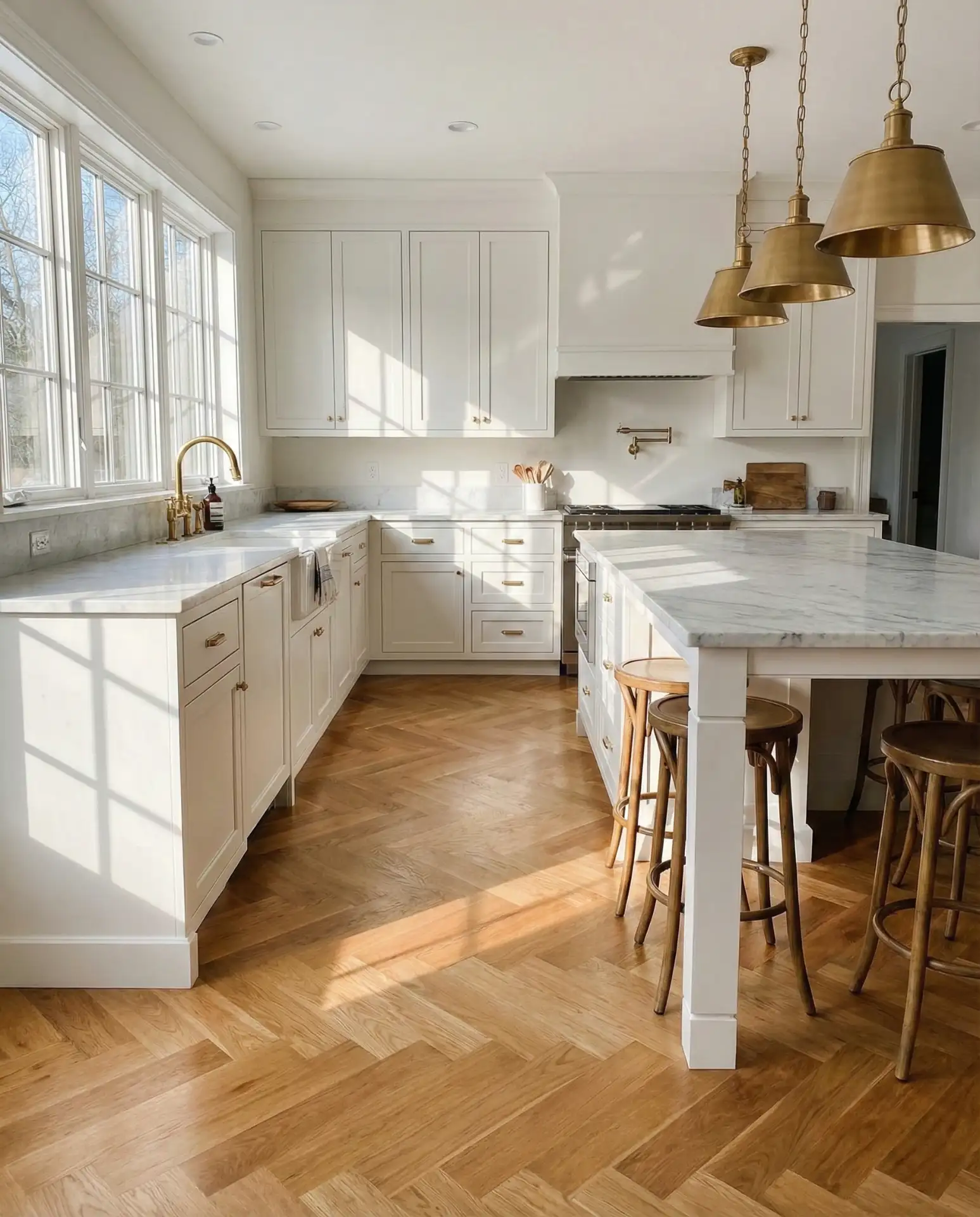 Classic Herringbone Hardwood 1