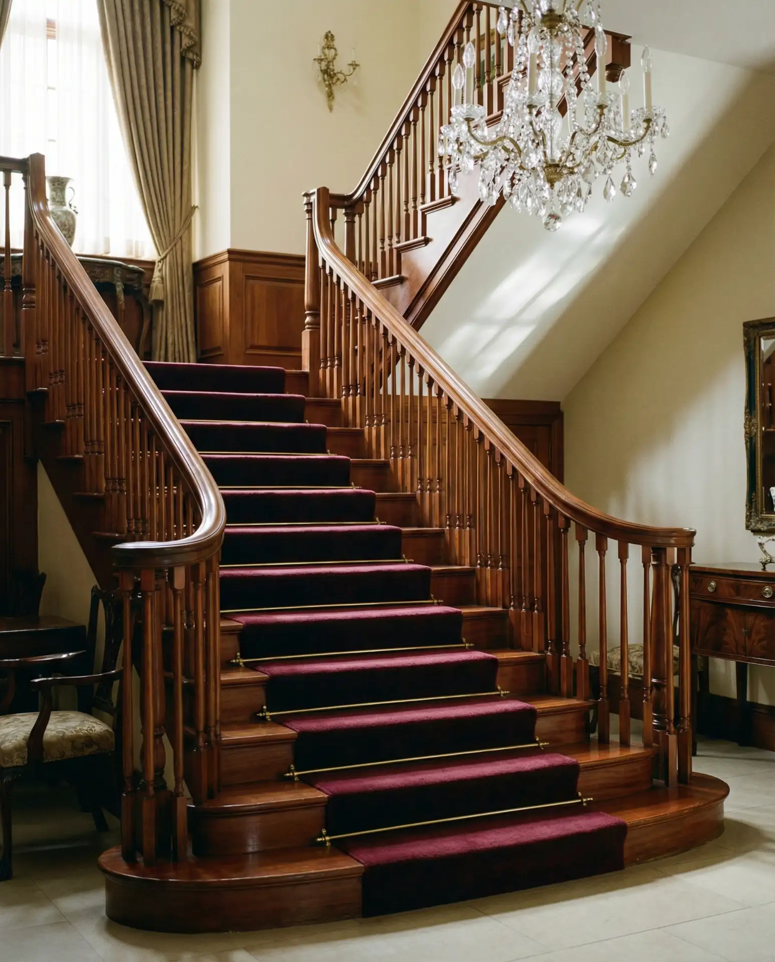 Classic Luxury with Carpeted Treads 2