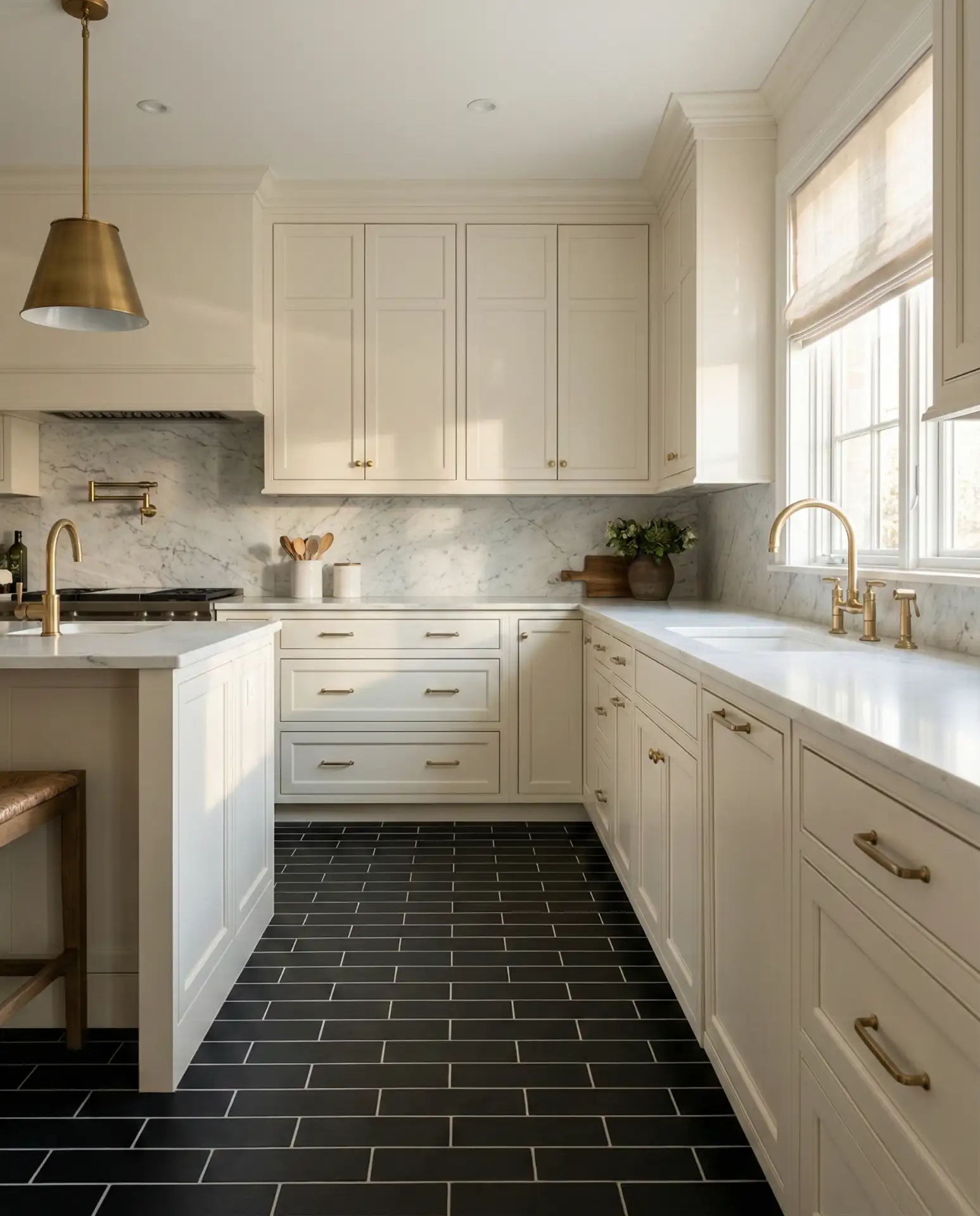 Classic Subway Tile on the Floor 1