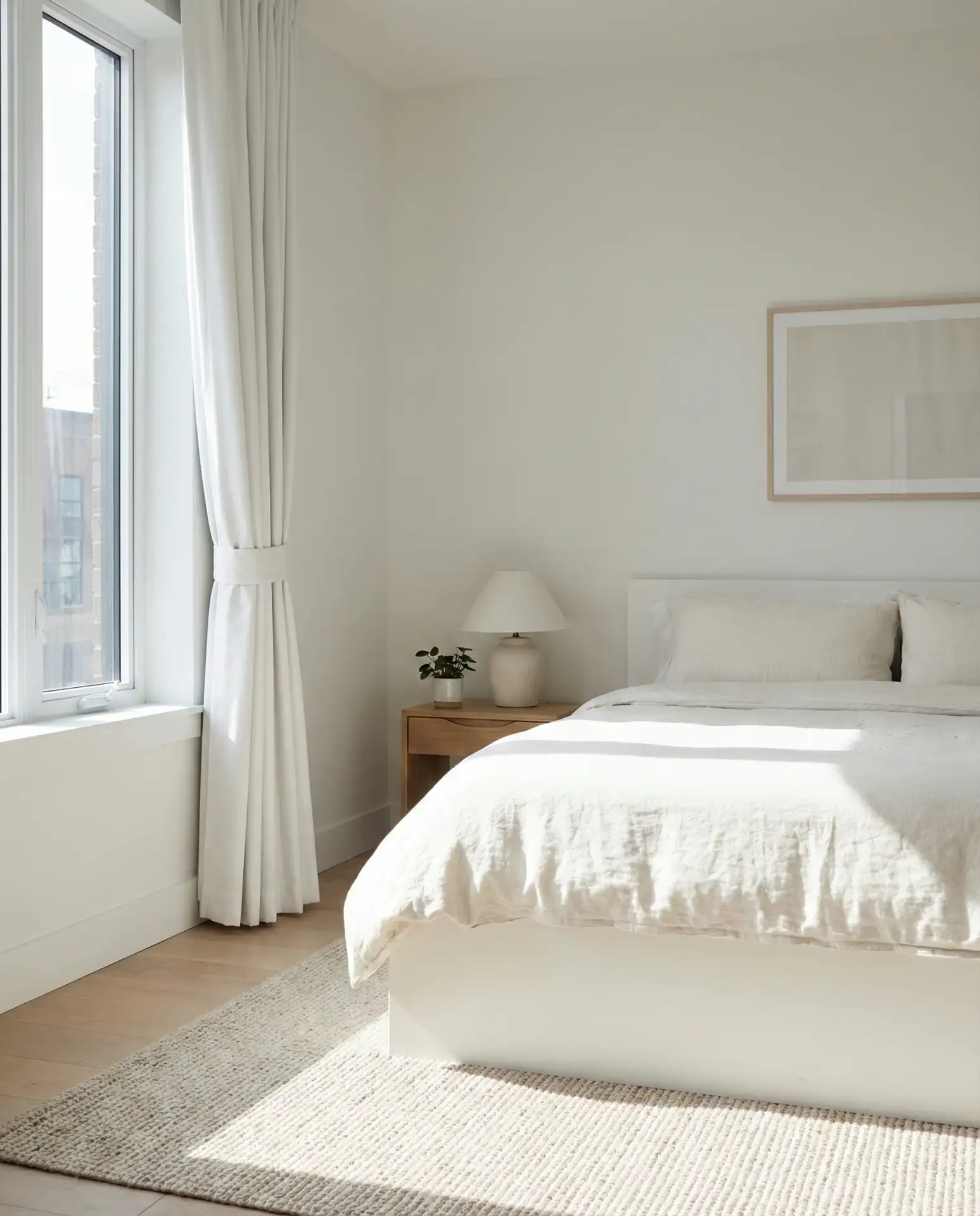 Classic White Blackout Curtains for Restful Sleep 1